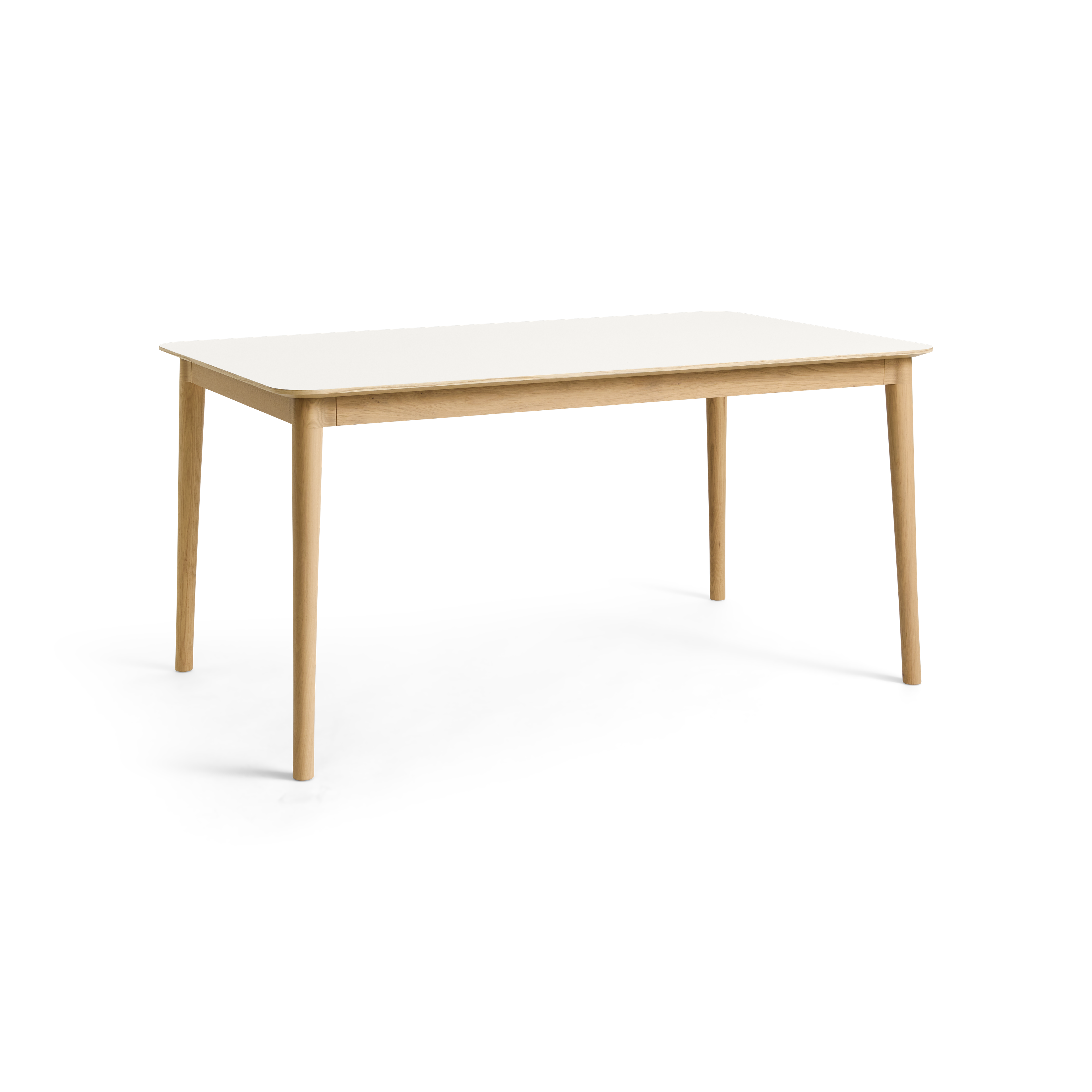 Kvik T01 Dining table 150x90cm Light oak/White