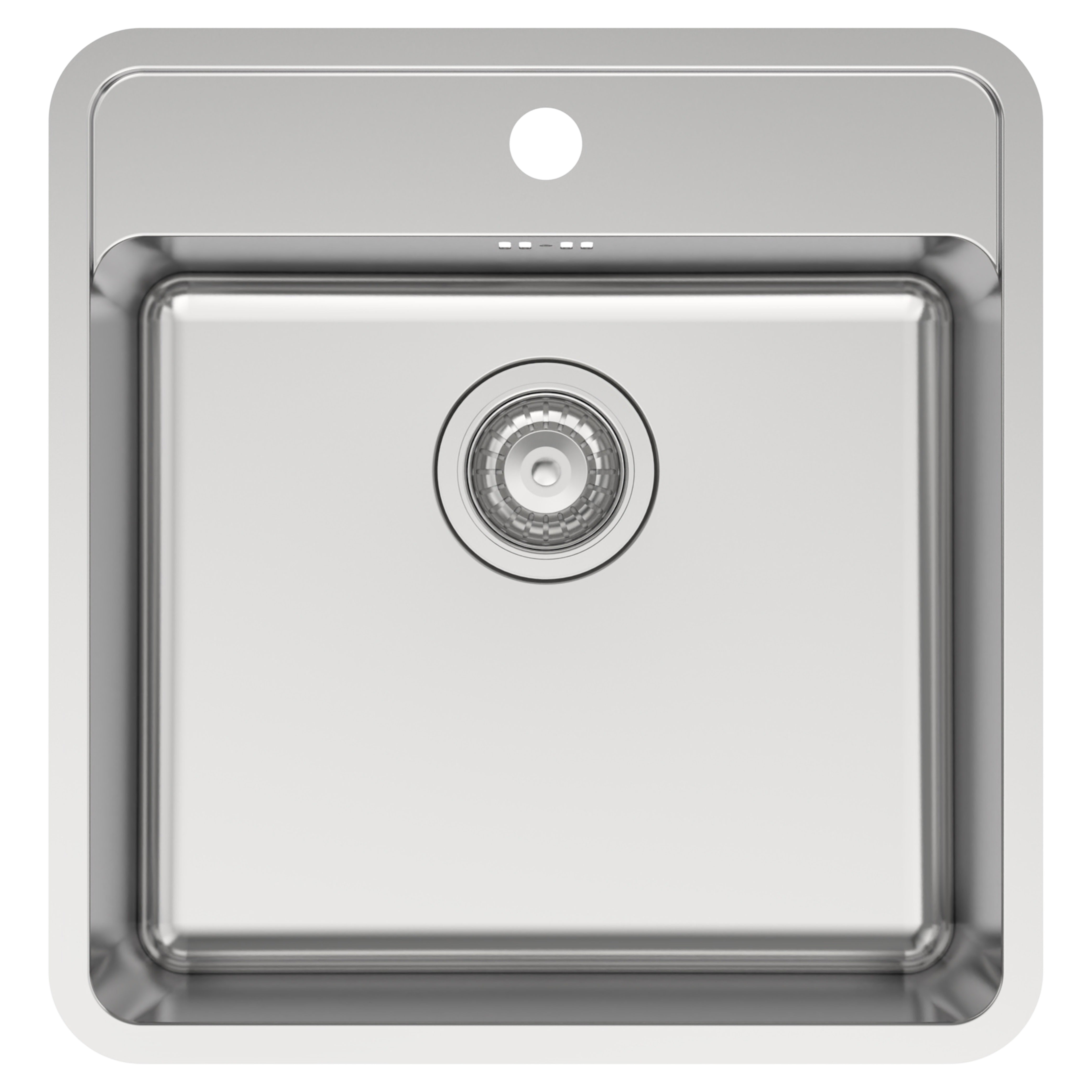 Lavabo Venus 50 Rostfreier Stahl Auflagemontiert