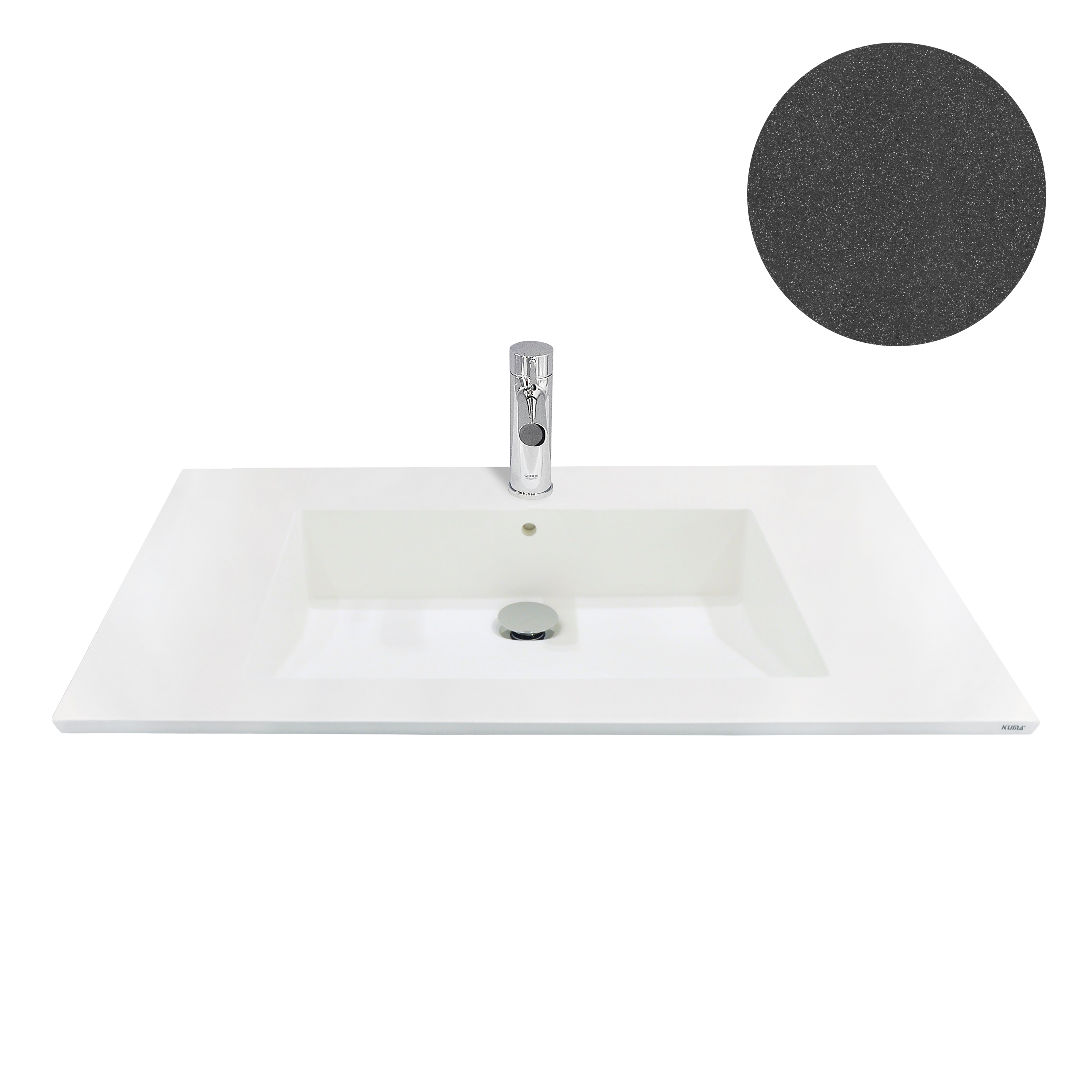 KUMA Todas Sink  1420x542x15mm Night sky mat