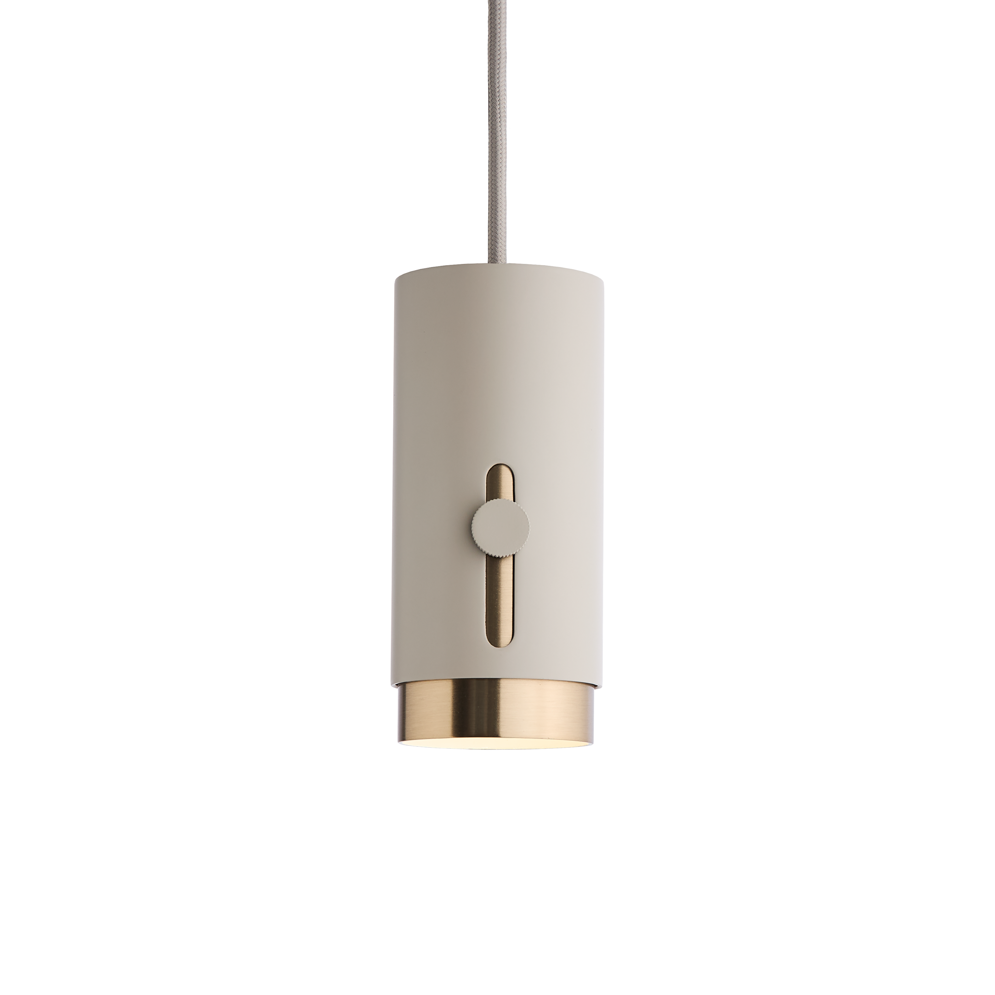 Kvik L02 Pendent Arizona beige/Brushed brass