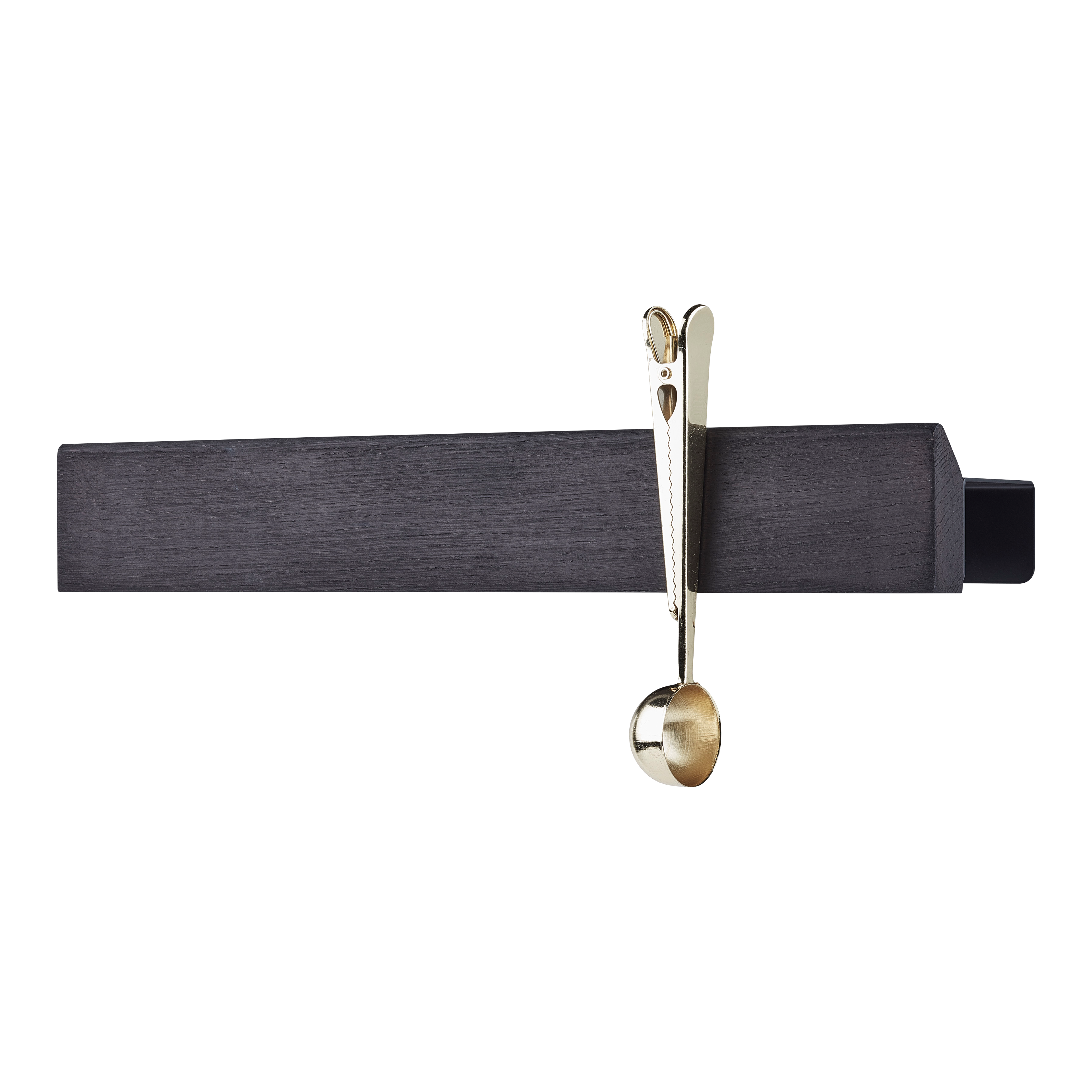 Flex Magnet shelf 40 Black oak/Black  