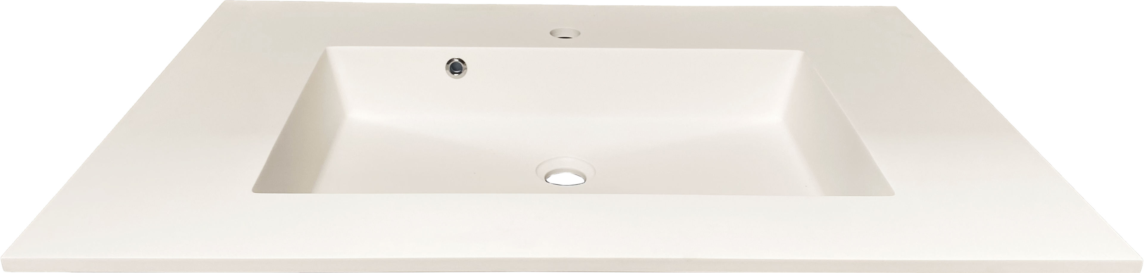 Marbre Bagno Vask 820x545x12mm White mat Trento