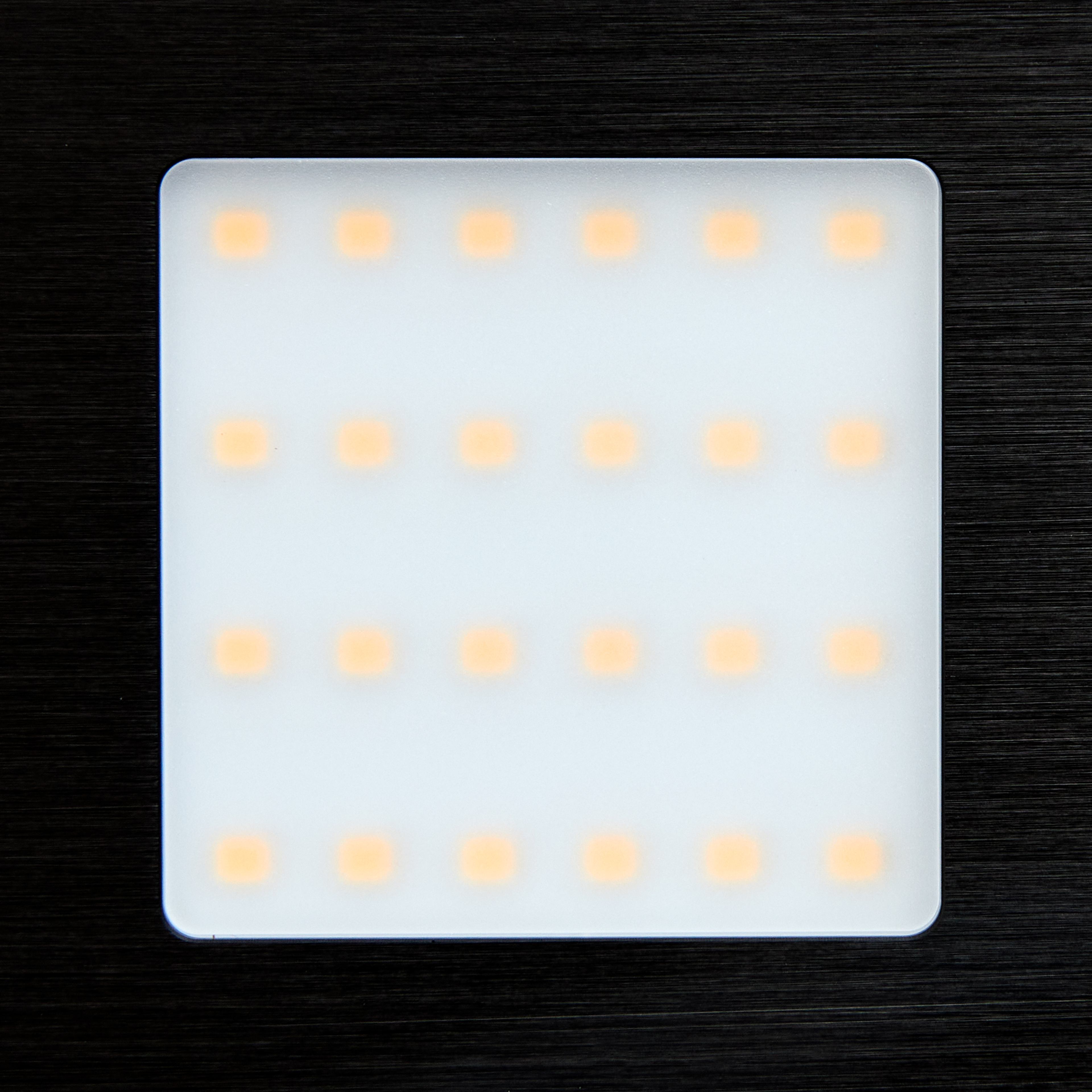 LED Spot flad Multiwhite 12V/5,3W Sort