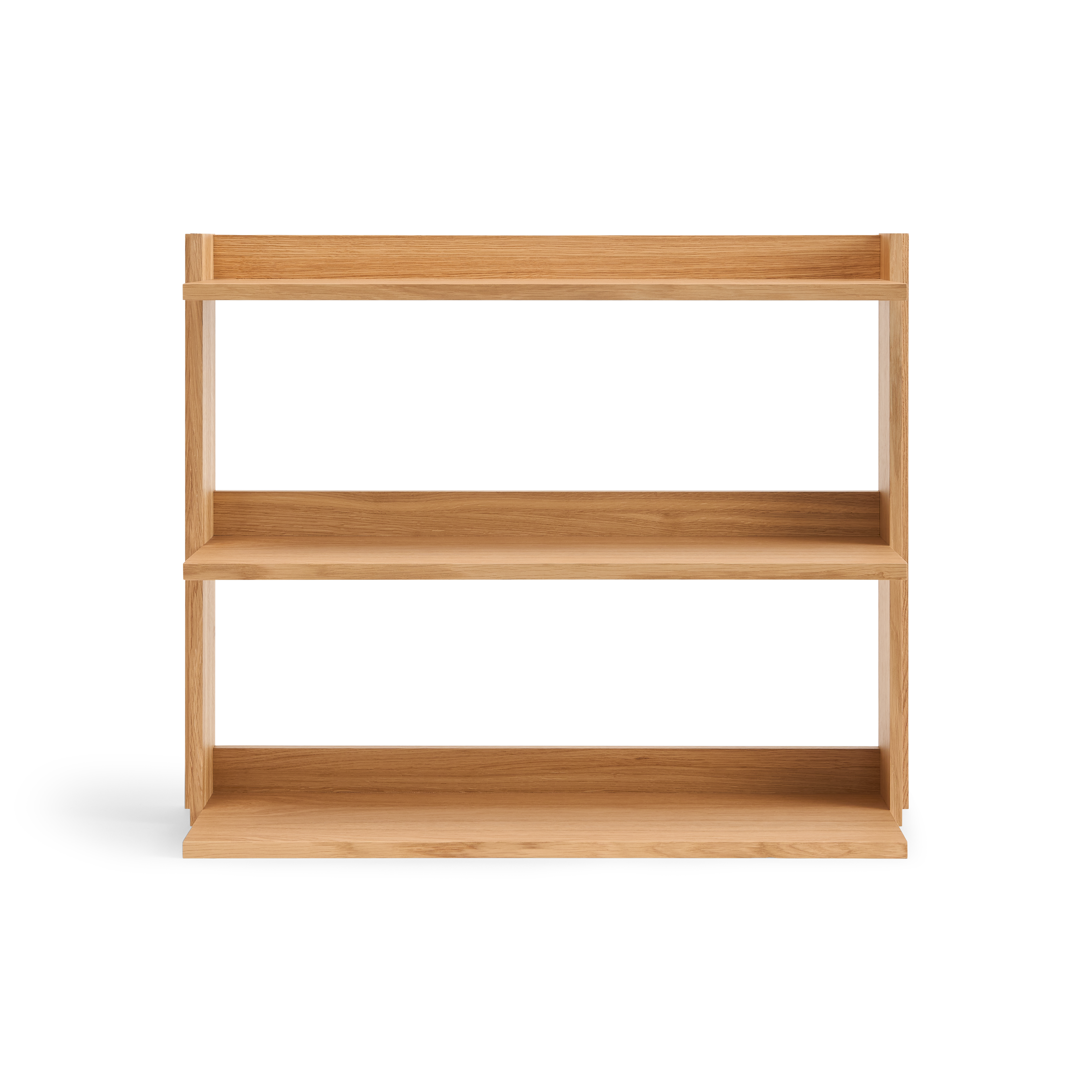 Kvik S02 Rack, Light oak, 3 shelves