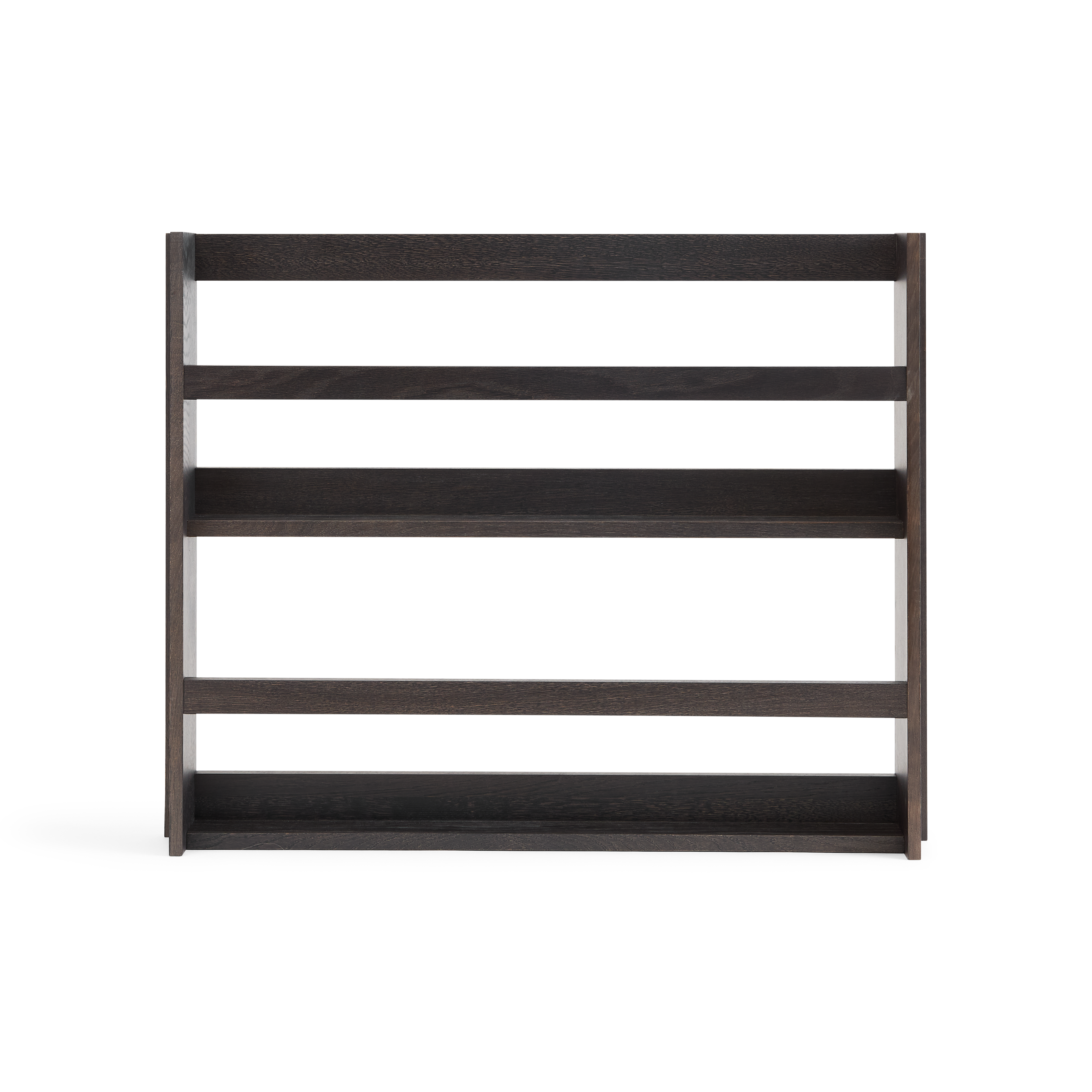 Kvik S03 Magazine shelf Dark oak