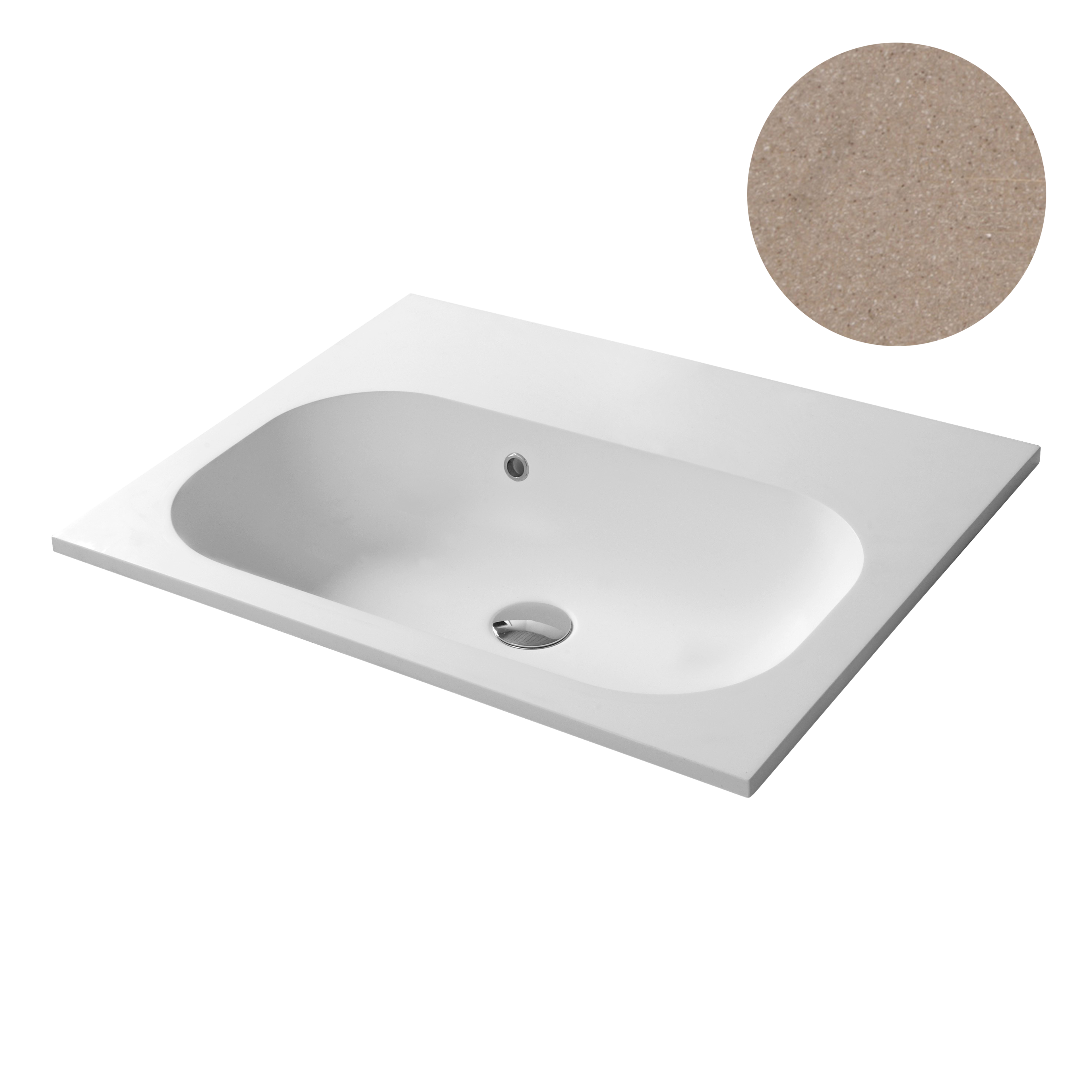KUMA Banesti 53/30 Sink  1020x545x15mm Latte mat