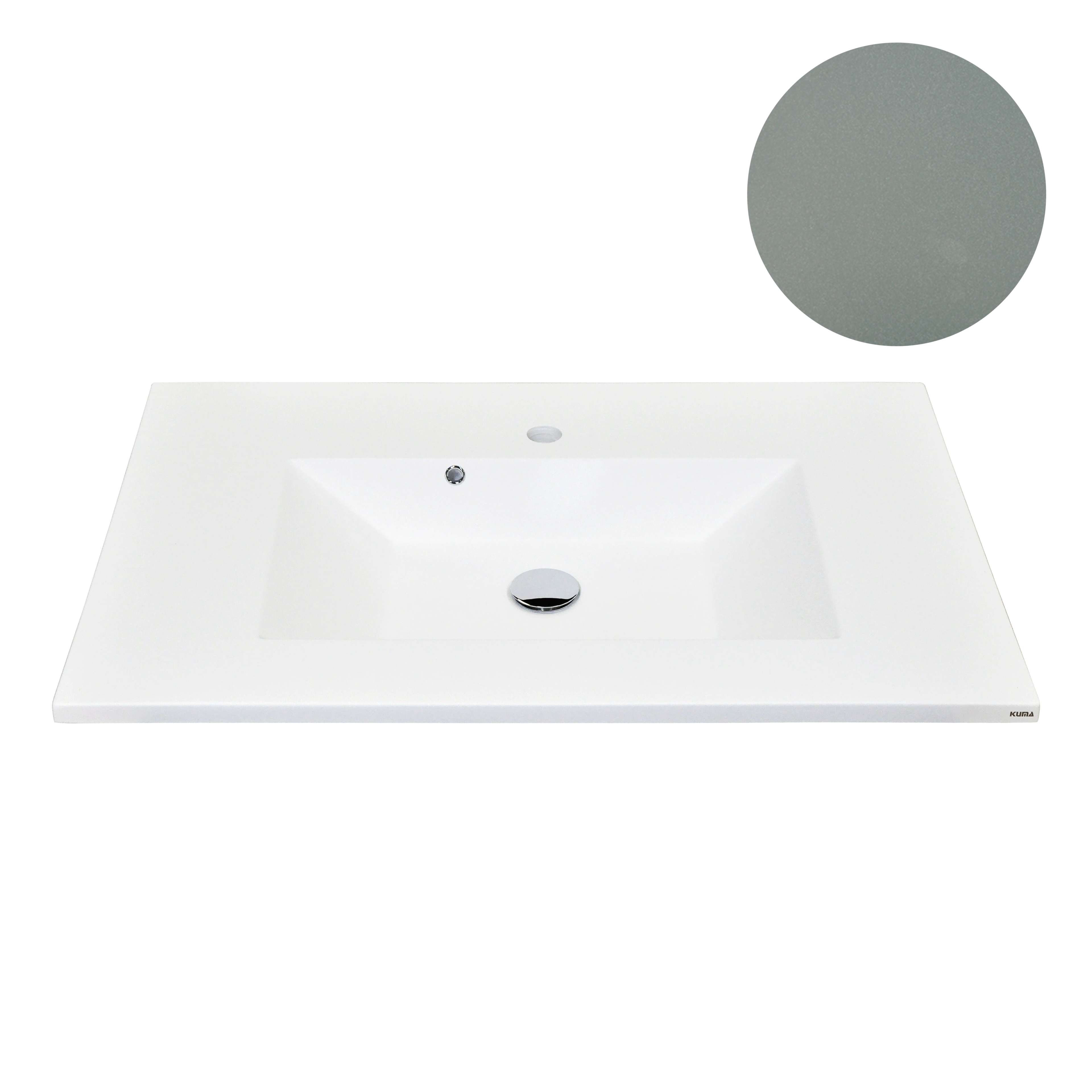 KUMA Lava 52/30 Sink  1420x545x15mm Green