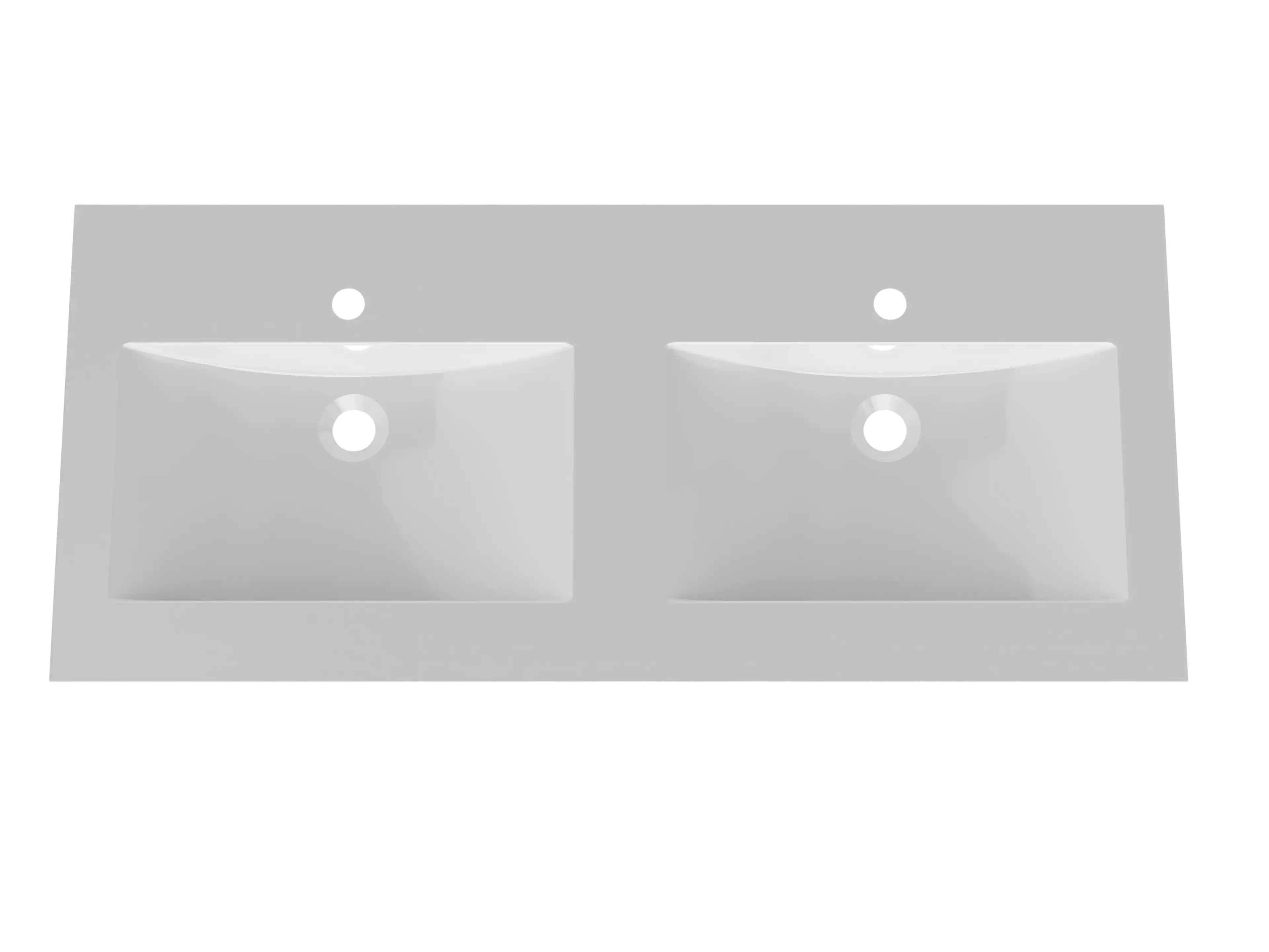 KUMA Urana Double sink  1620x545x15mm Nordic white gloss