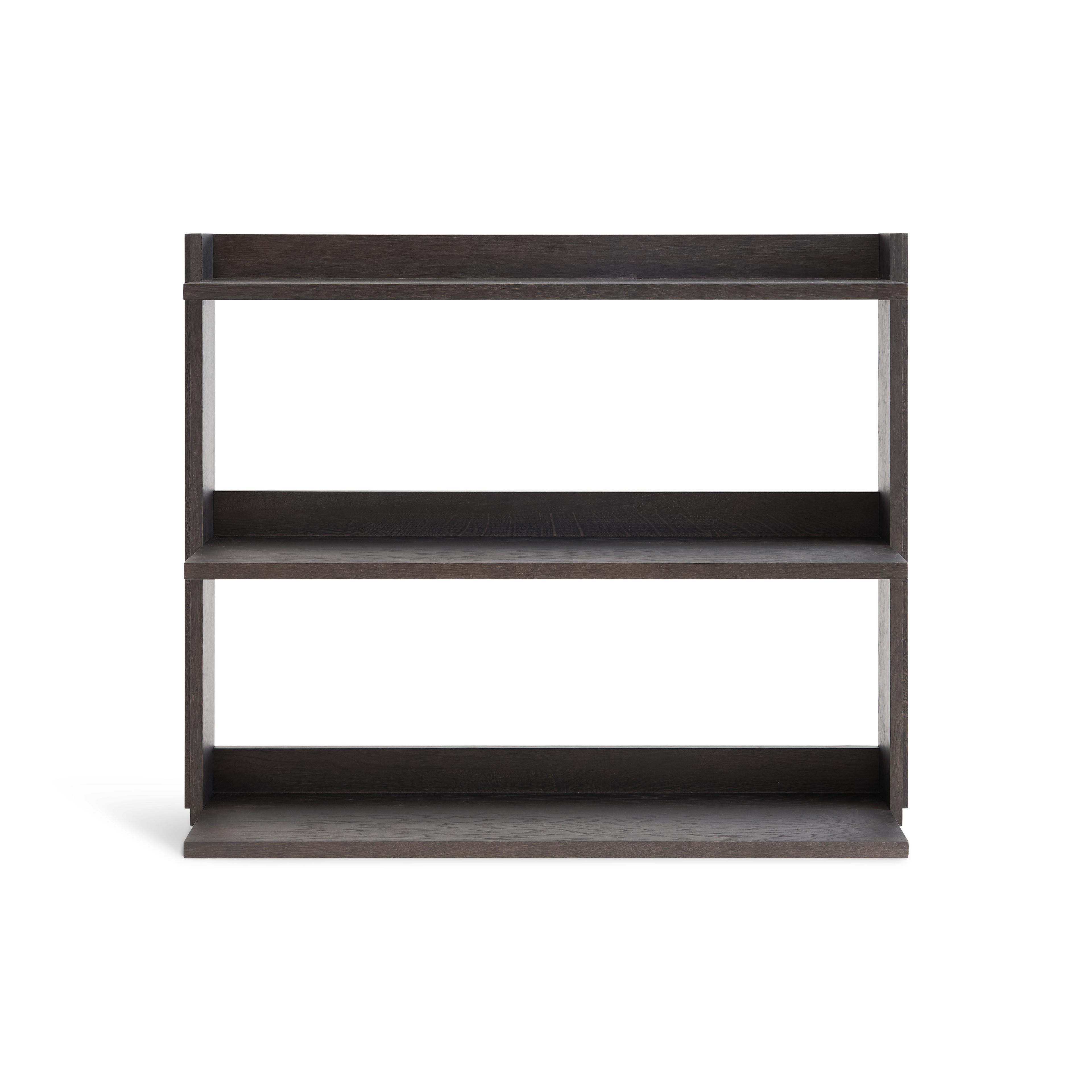 Kvik S02 Rack, Dark oak, 3 shelves