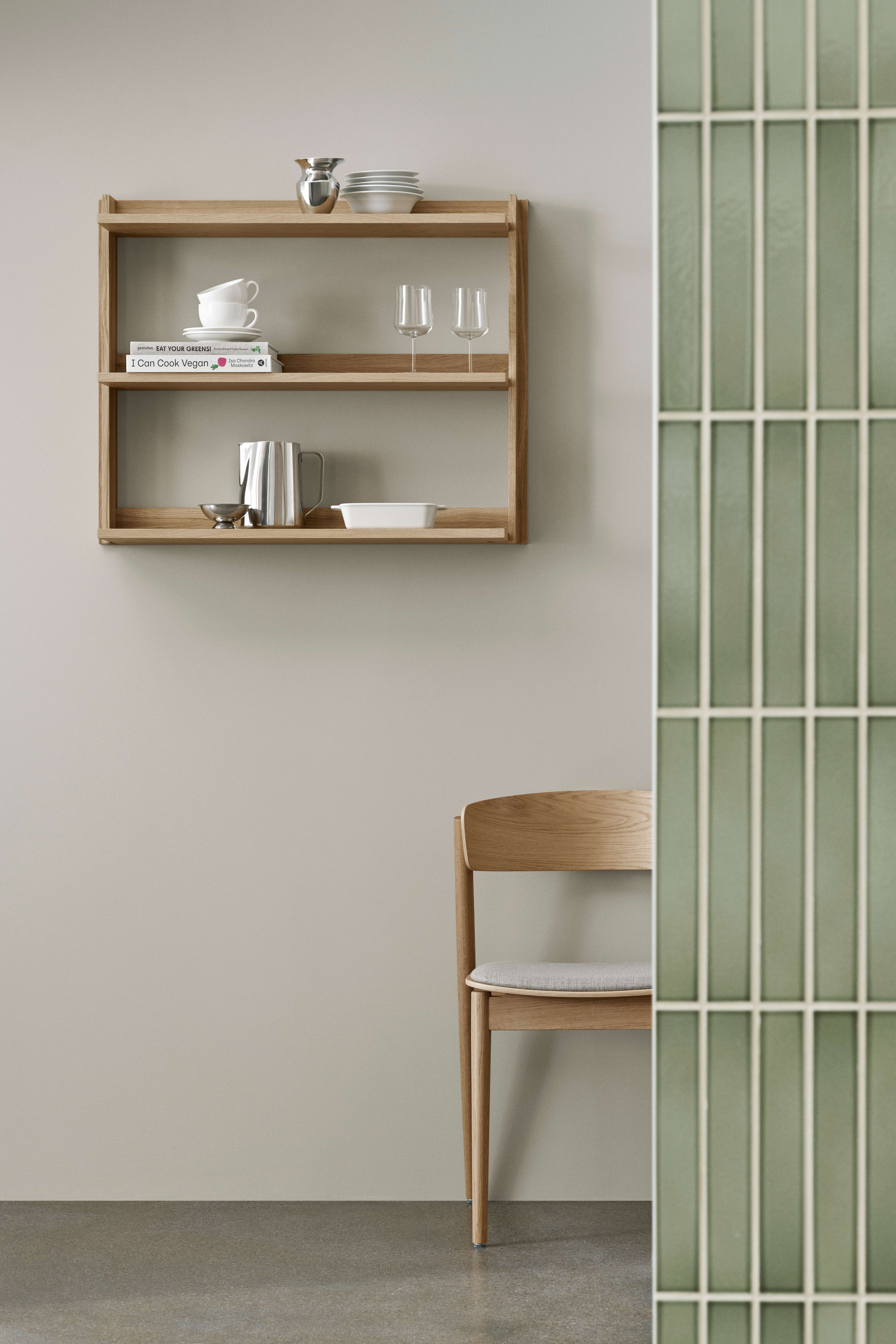 Kvik S02 Reol, Light oak, 3 hyller