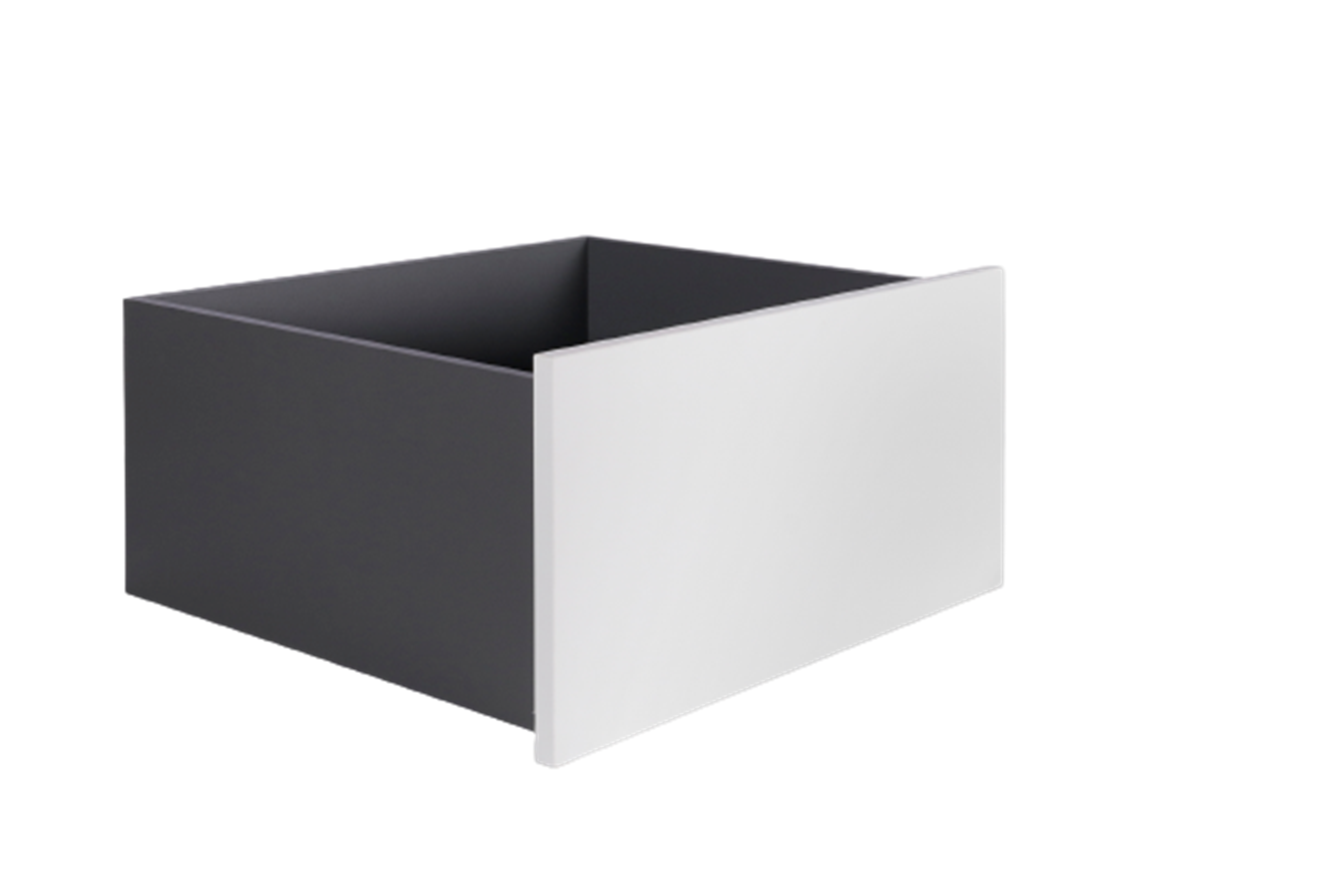 Lade hoog 60cm Wit/Grijs