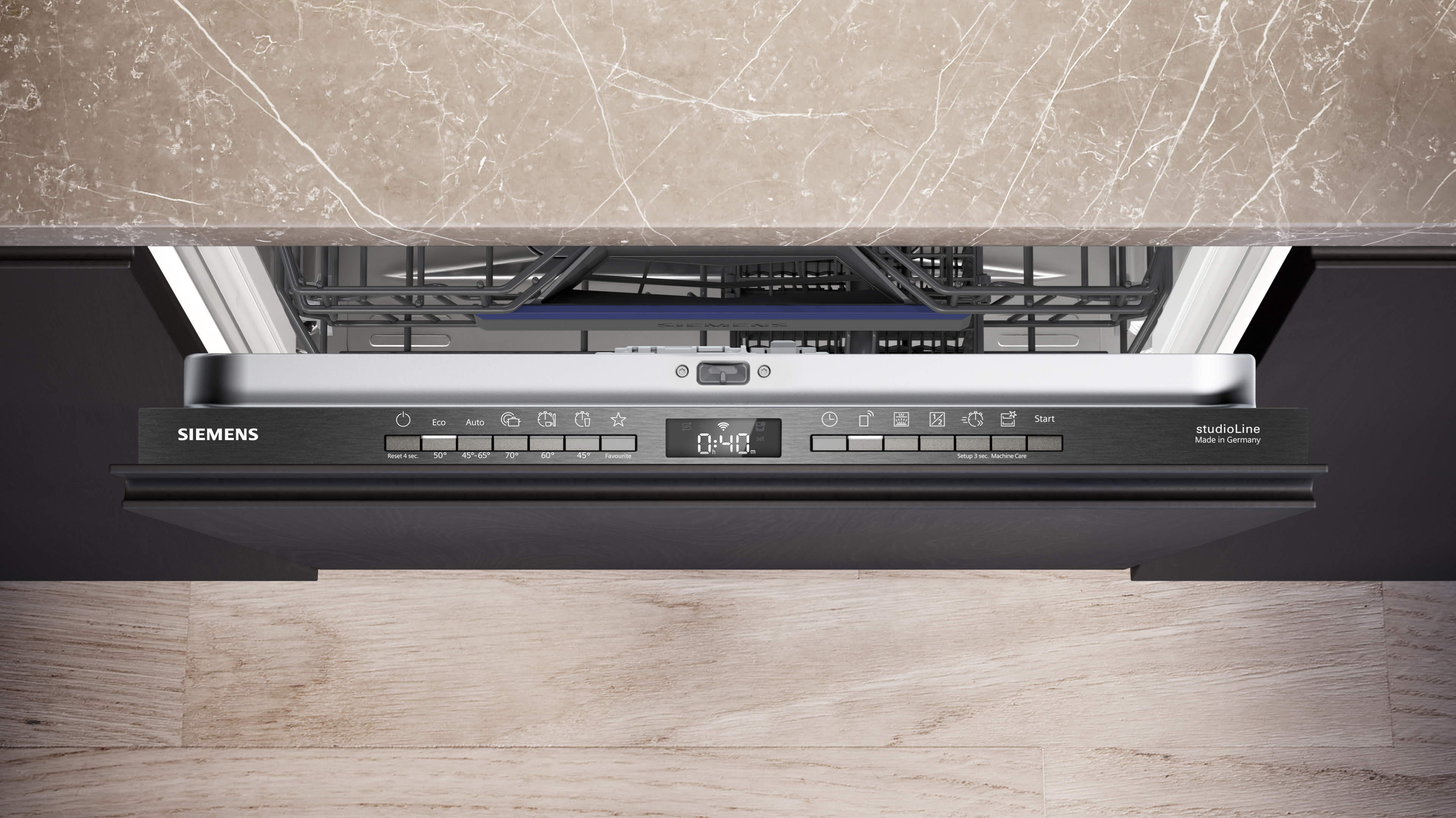SIEMENS SX93E807CE Oppvaskmaskin 60 cm - Integrert i rustfritt