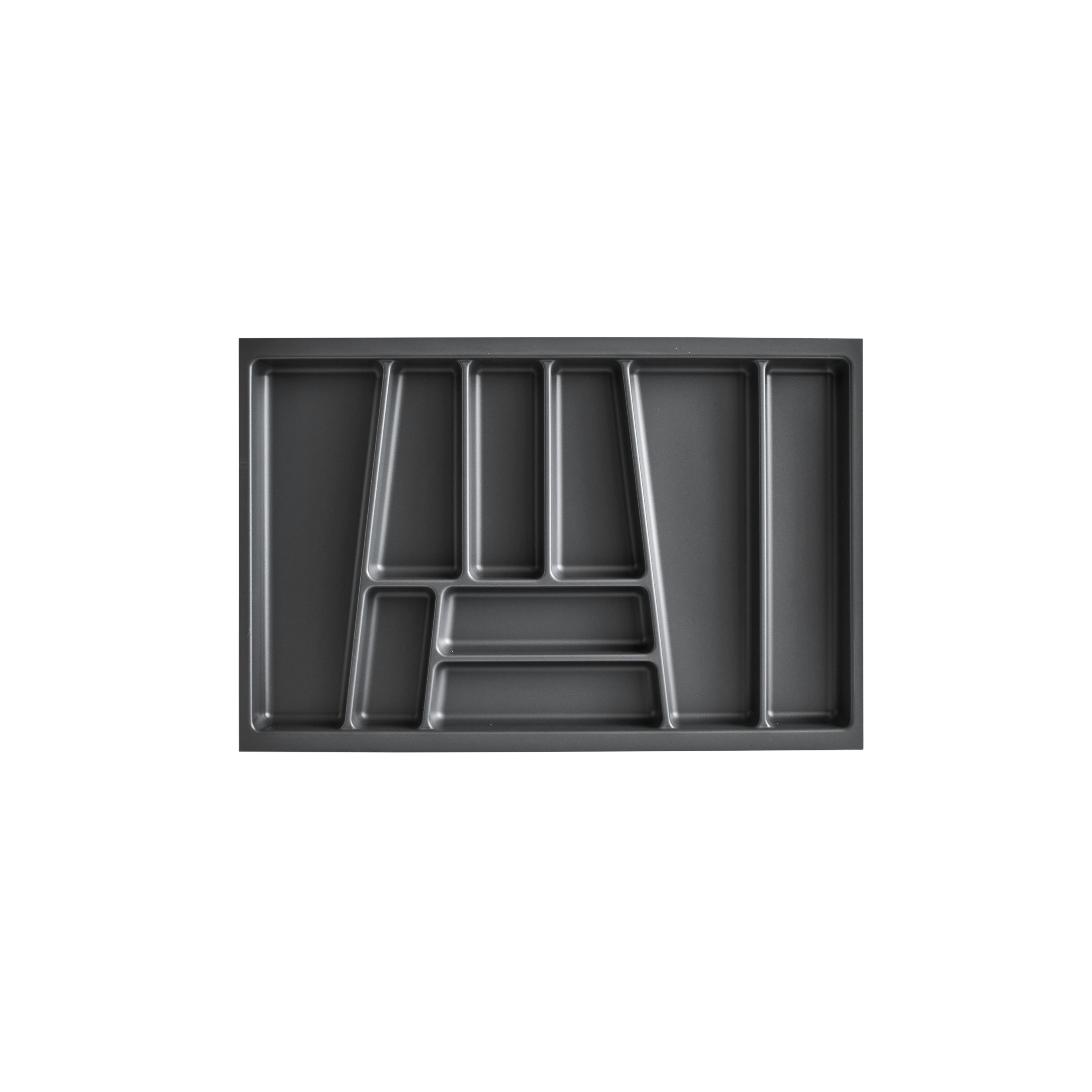 Cutlery insert 80 x 50cm Anthracite