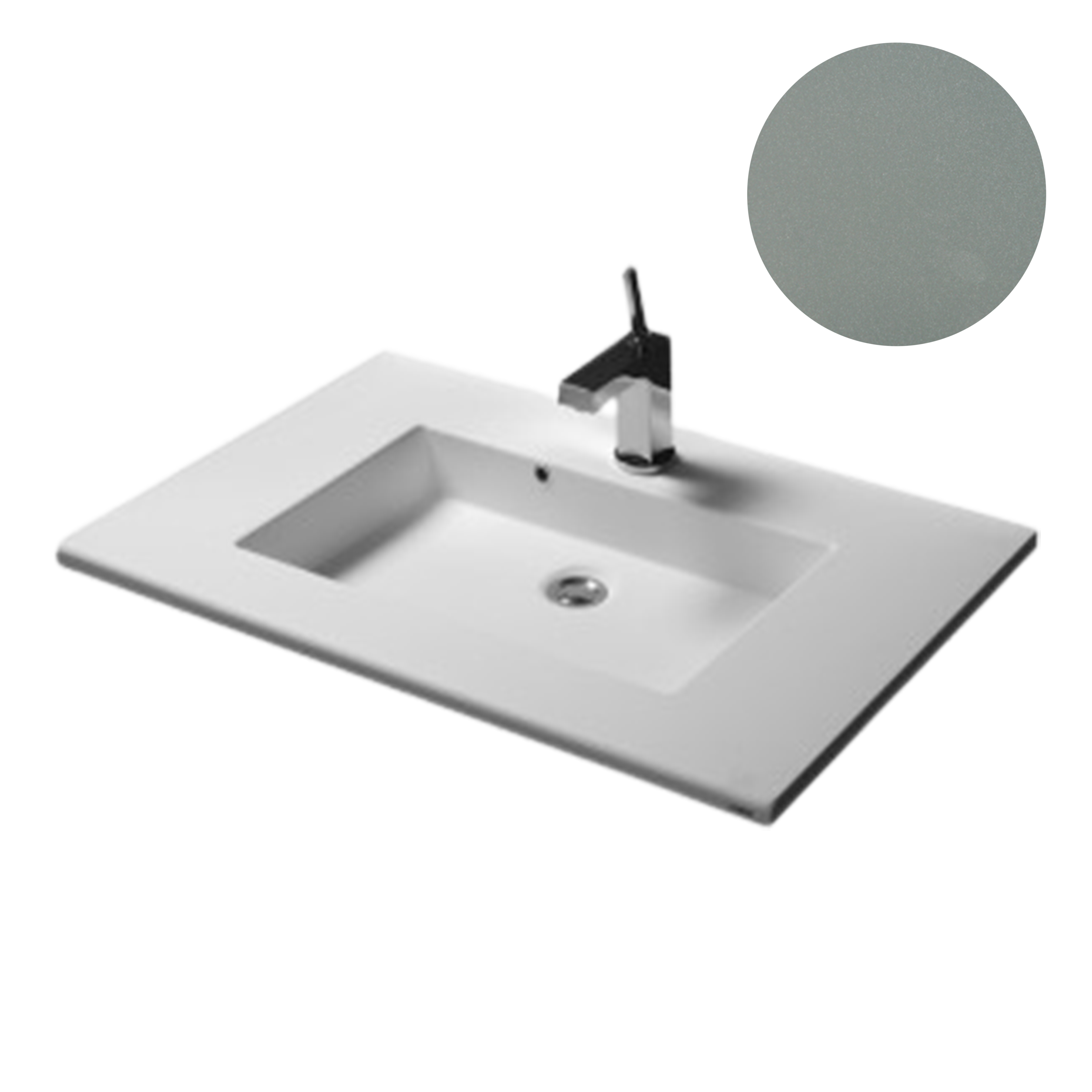 KUMA Square 50 Sink  1220x545x15mm Green