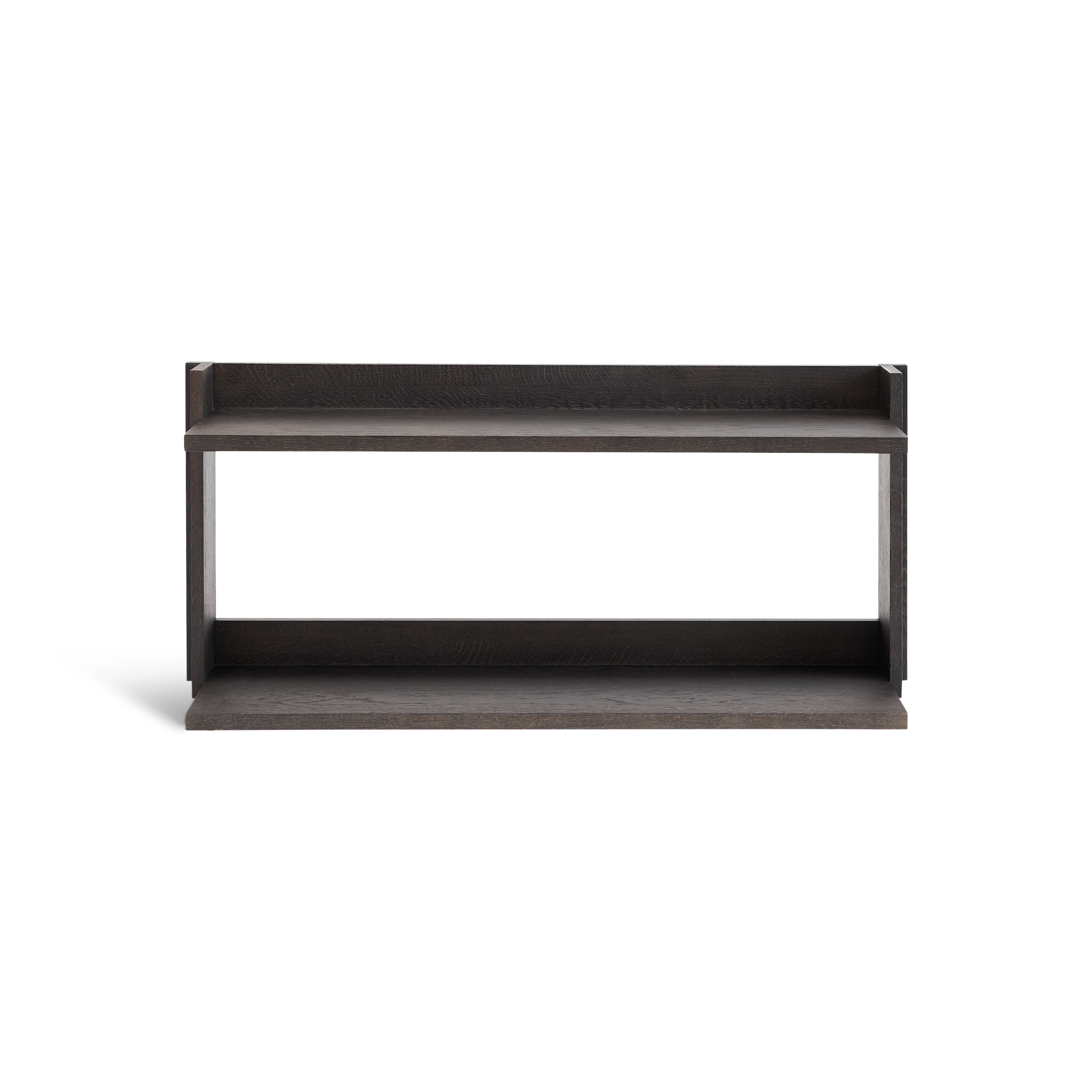Kvik S02 Rack, Dark oak, 2 shelves