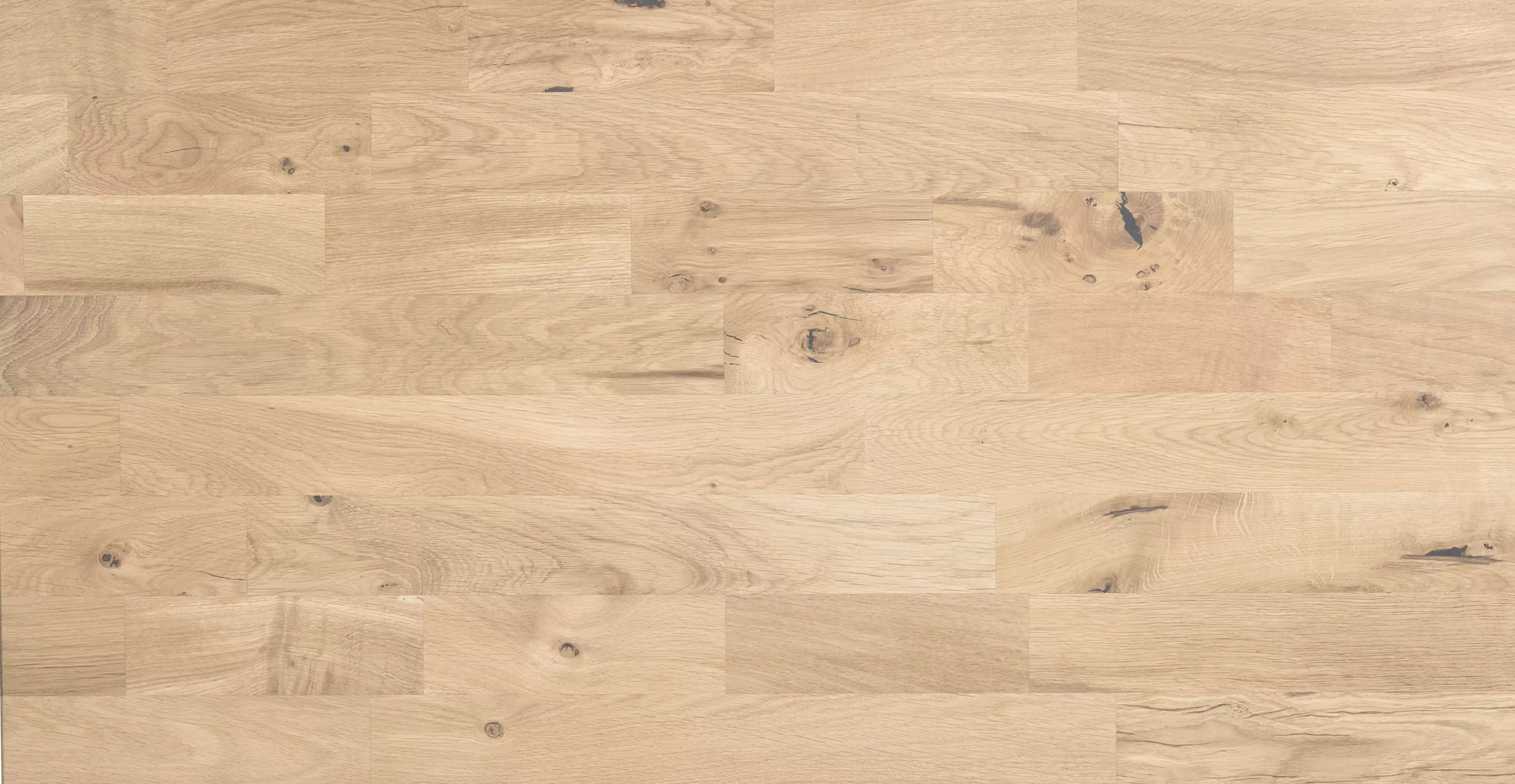 20mm Massief hout werkblad Eik rustiek - Witte olie Supreme <620mm