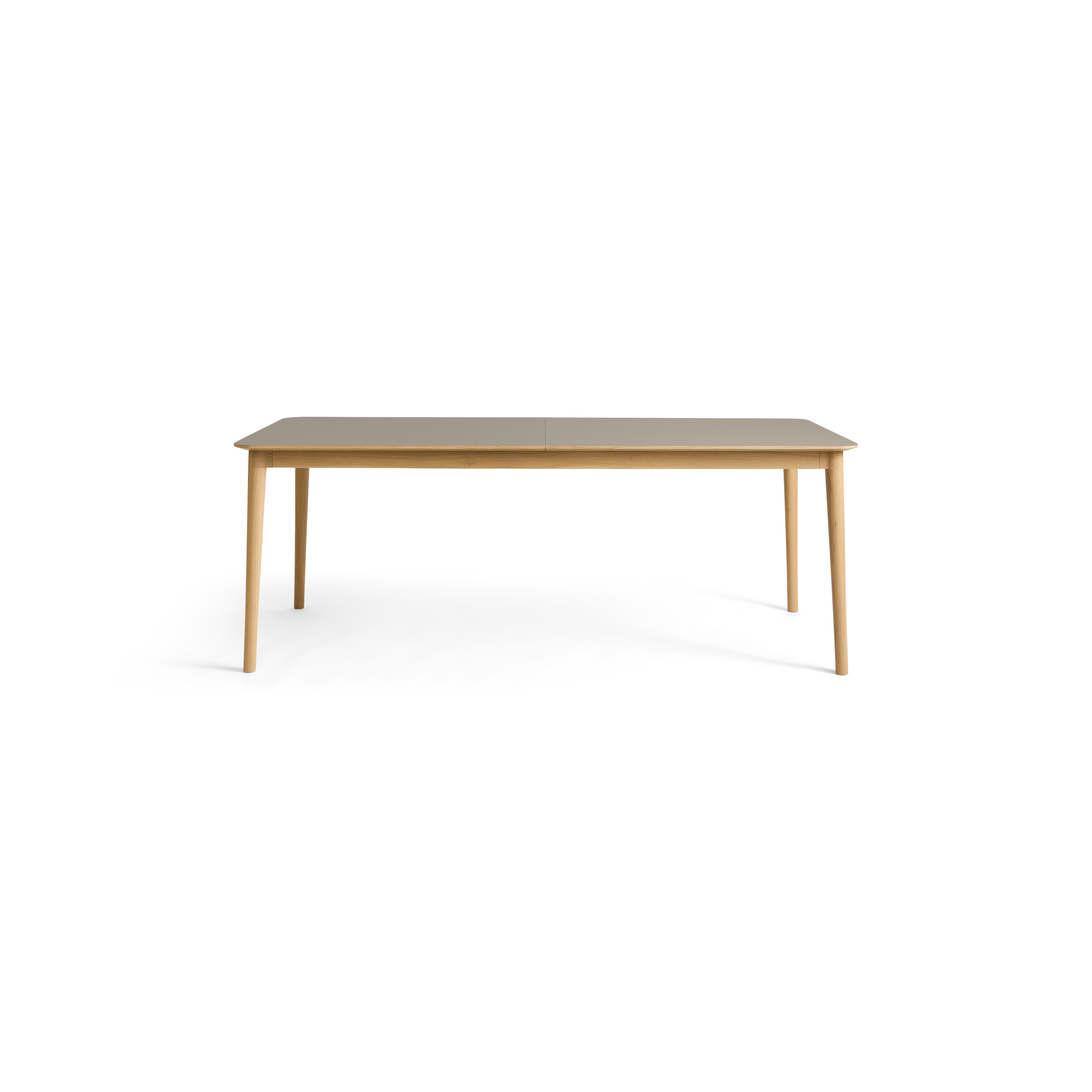 Kvik T01 Dining table 200x90cm Light oak/Clay