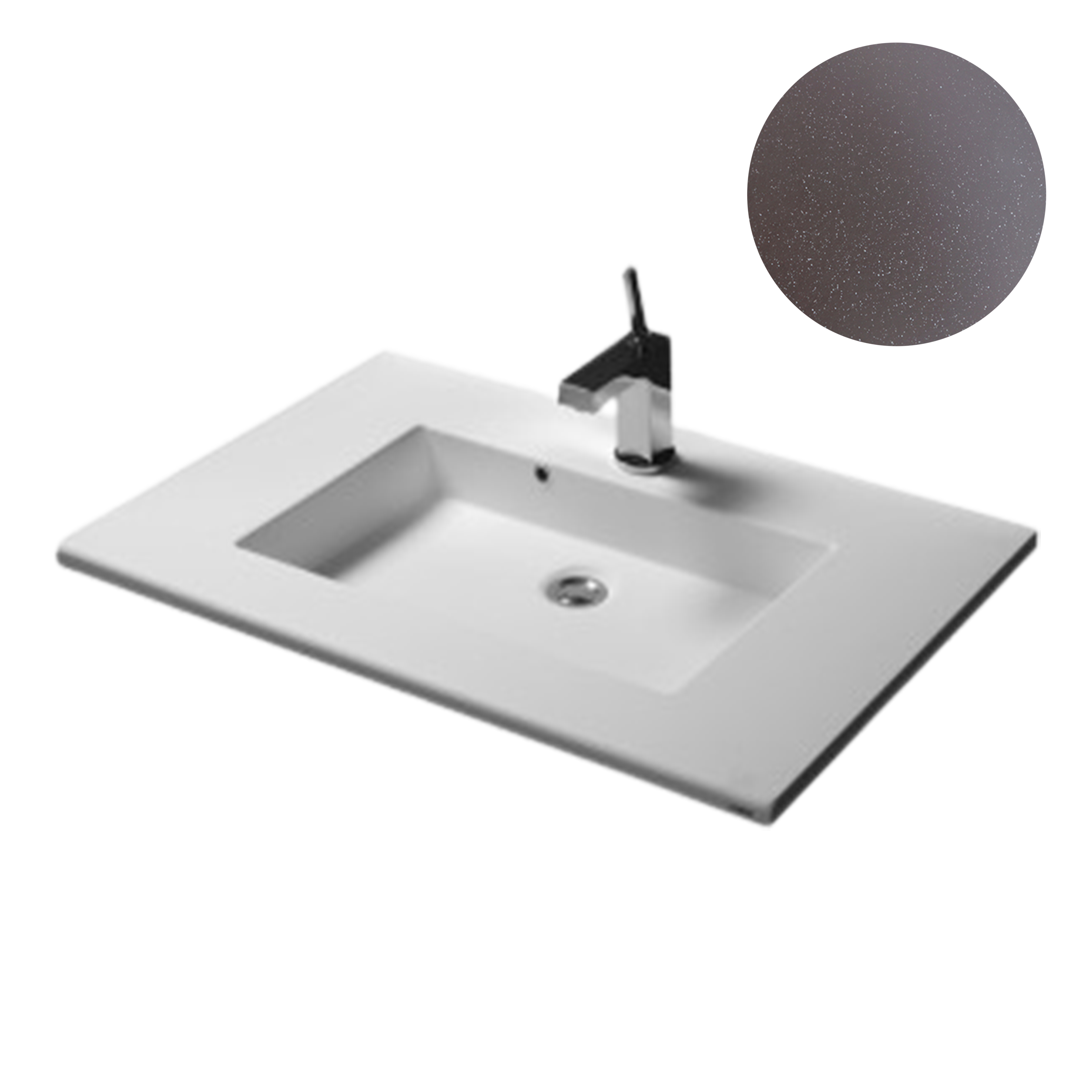 KUMA Square 50 Sink  820x545x15mm Brown