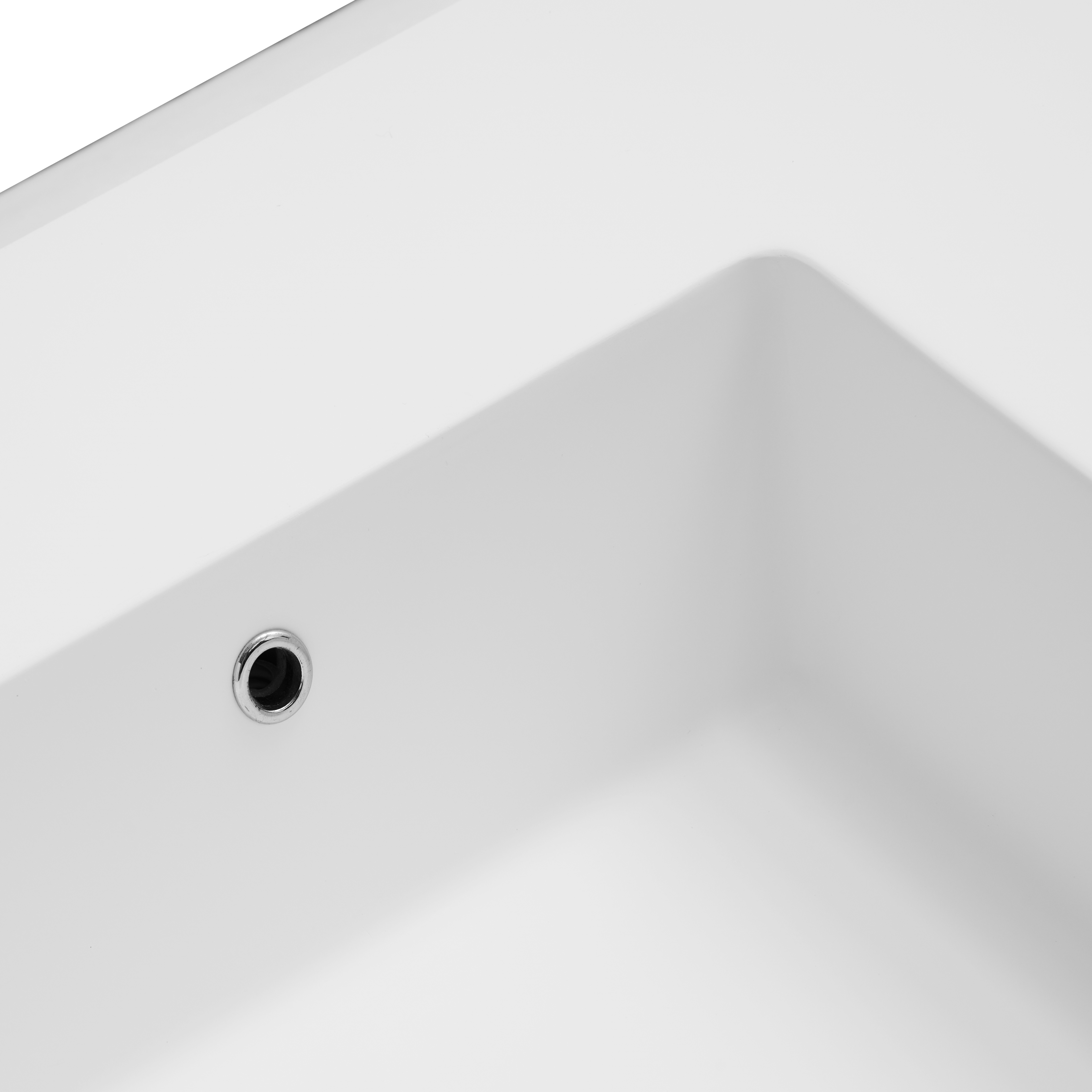 Matt white sink 1220 x 545 x 20 mm