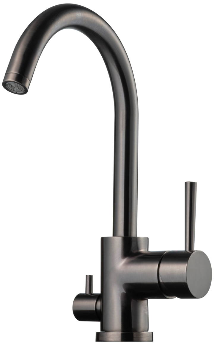 Tapwell EVO184 C-tut Børstet Sort krom