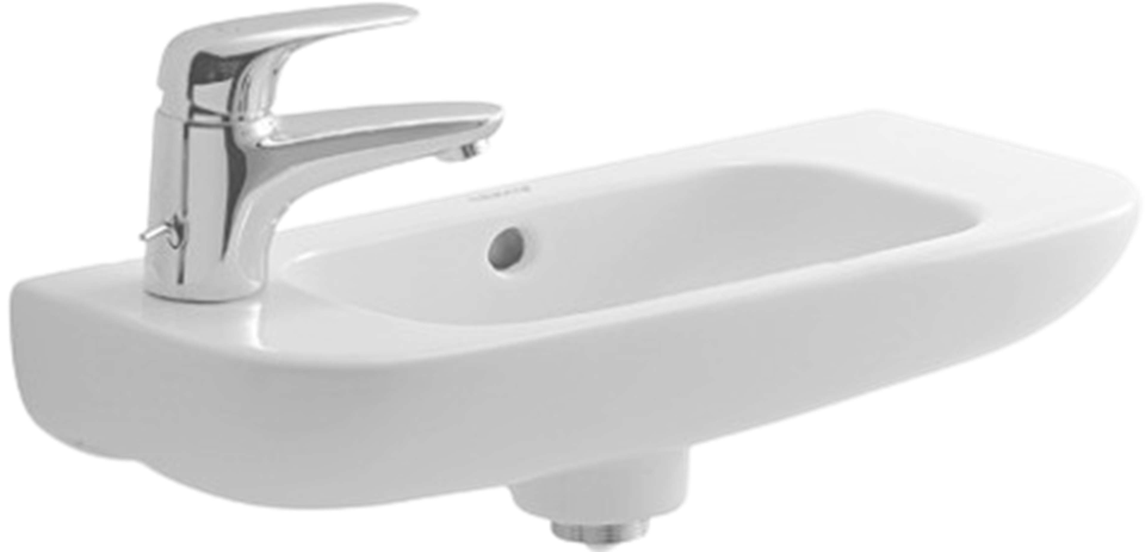 Duravit Waschbecken links 500x220x135mm Weiß