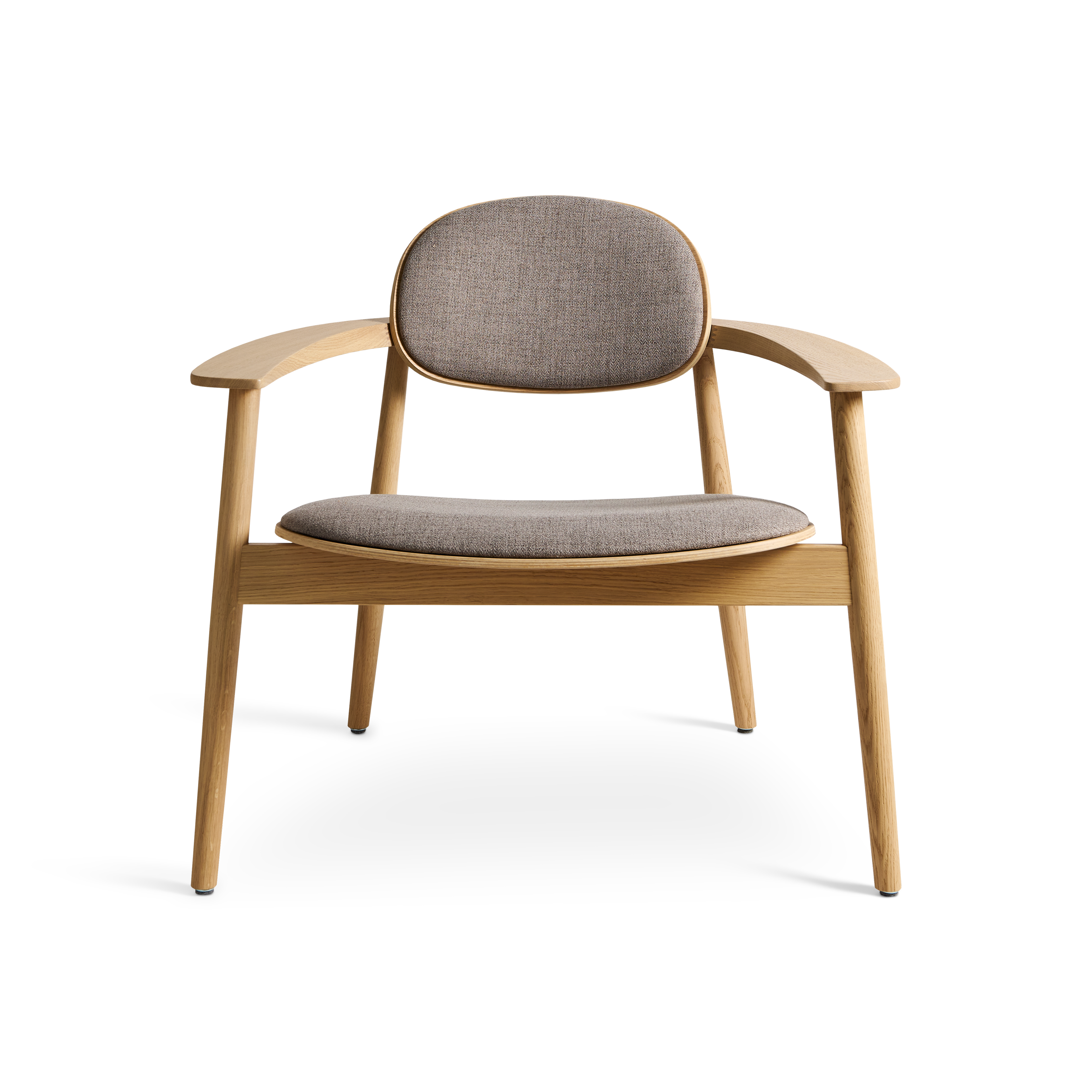 Kvik C01 Lounge chair Light oak/Grey