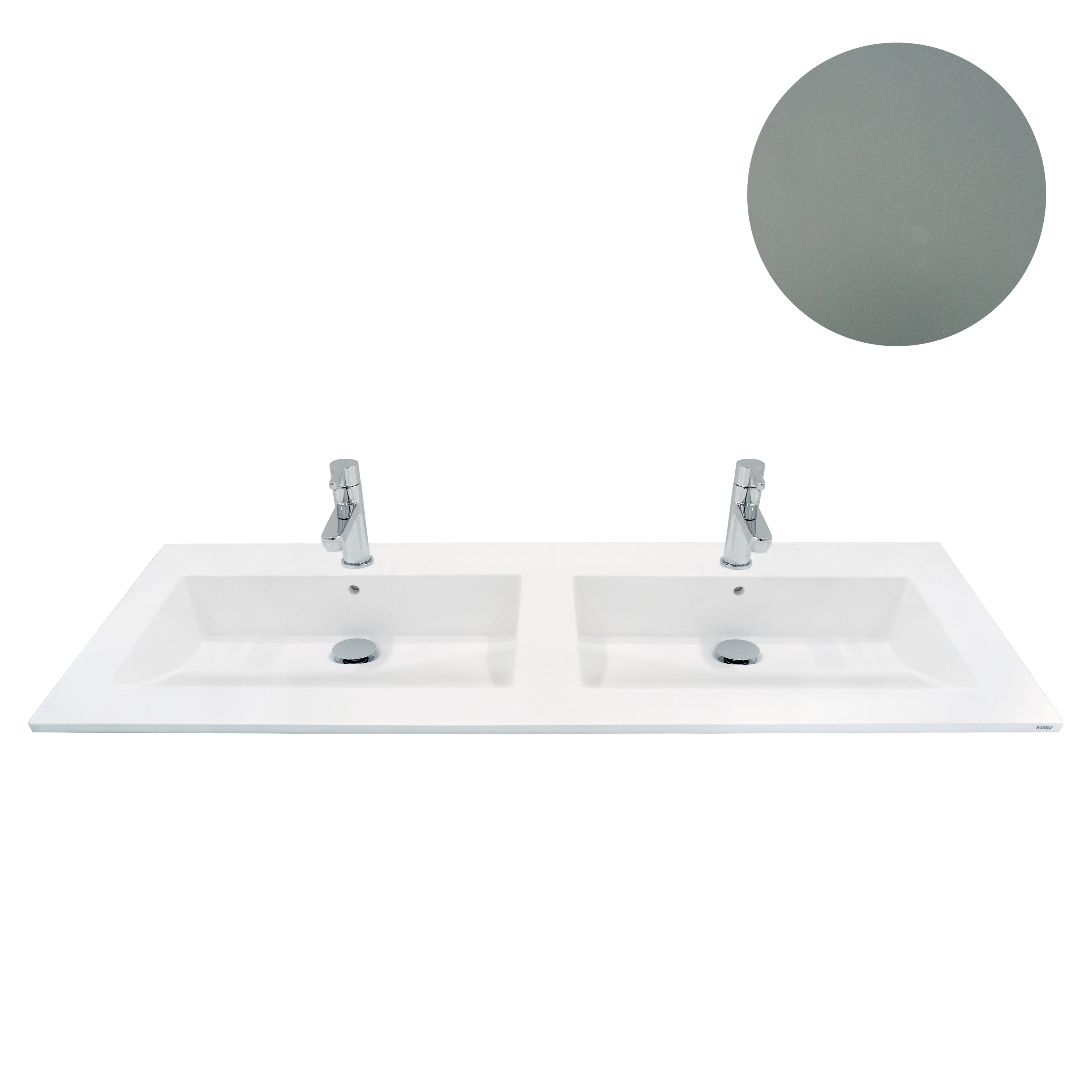 KUMA Todas Double sink  1620x542x15mm Green