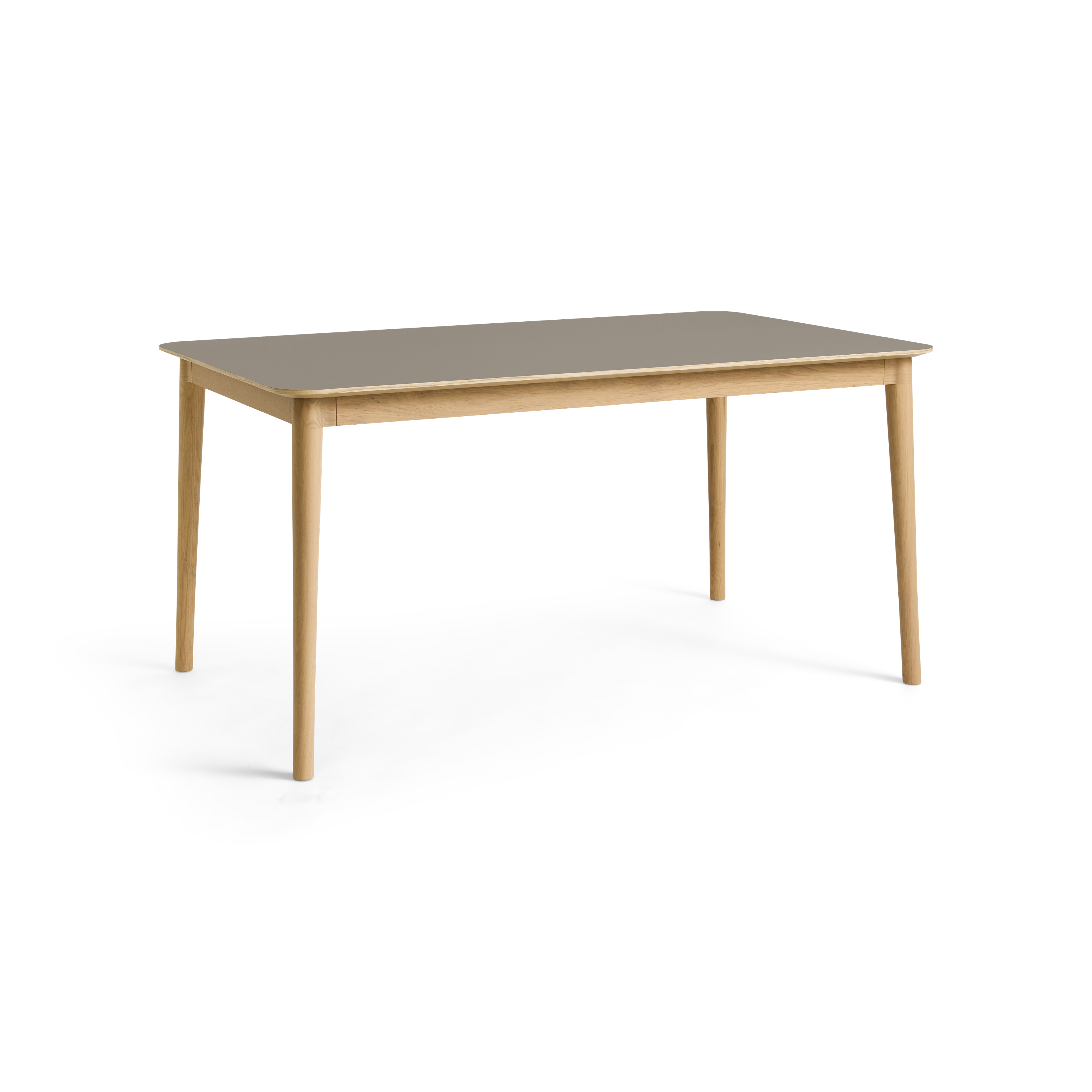 Kvik T01 Dining table 150x90cm Light oak/Clay