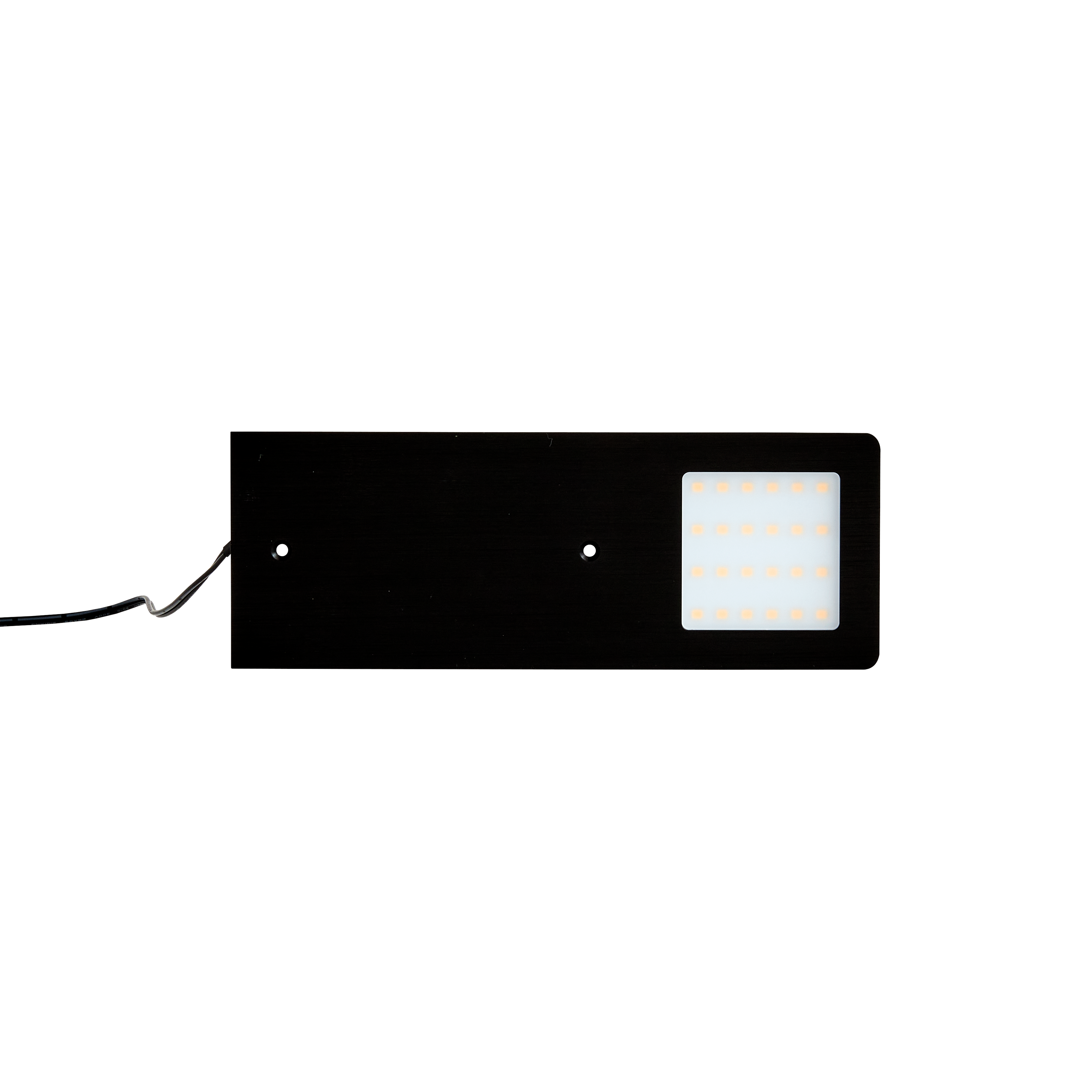 LED Spot plat Warmwhite 12V/5,3W Zwart