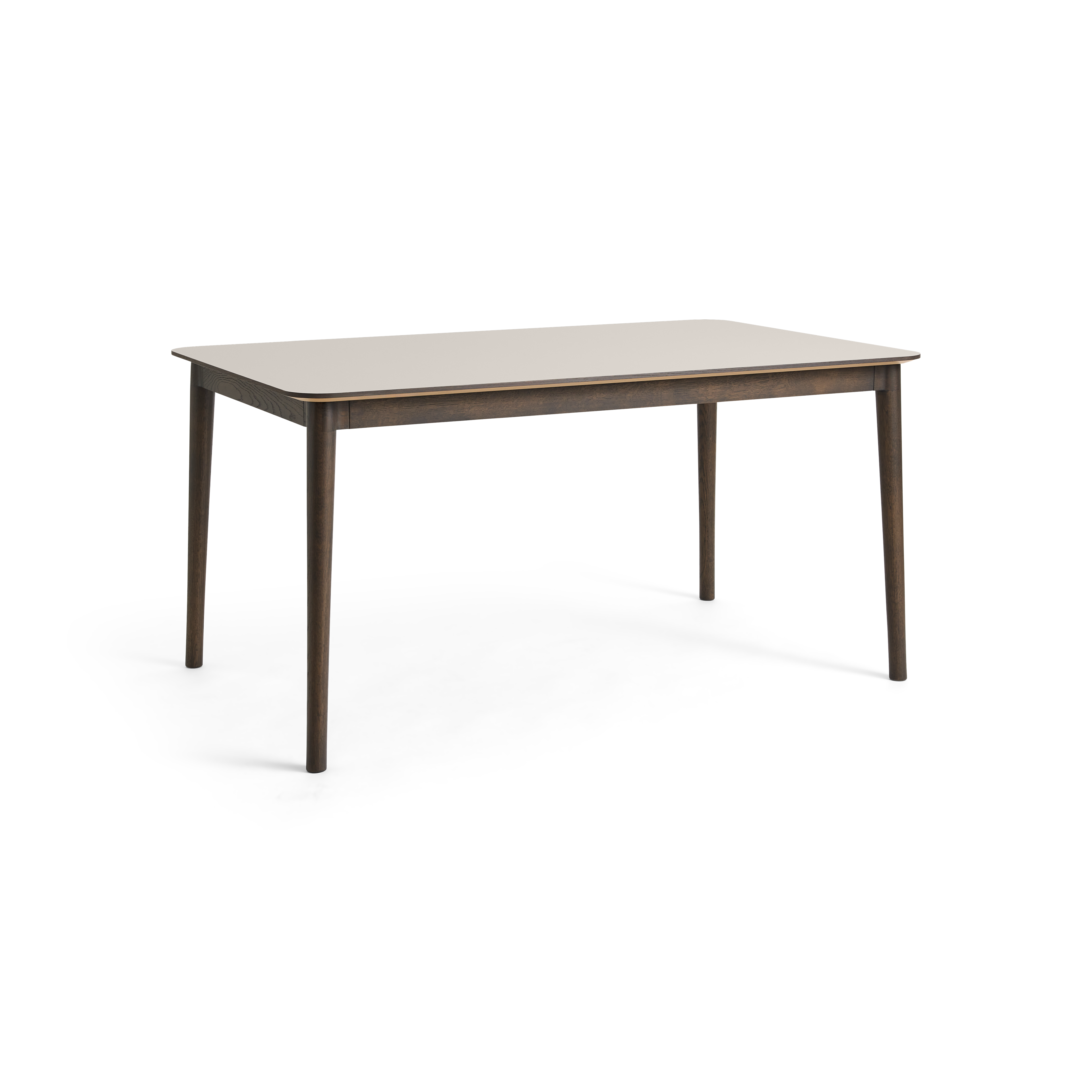 Kvik T01 Dining table 150x90cm Dark oak/Arizona beige