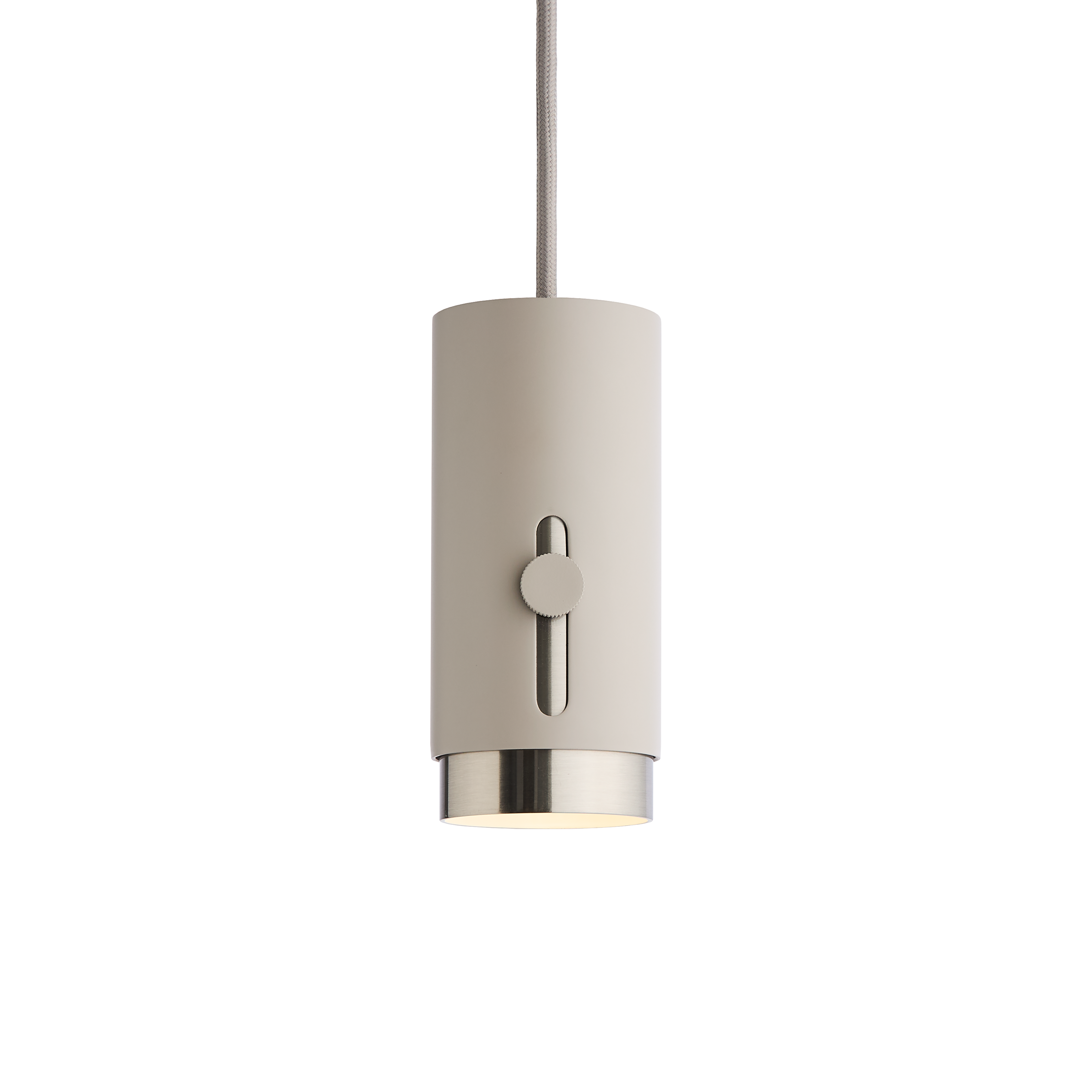 Kvik L02 Pendel Arizona beige/Borstad stål