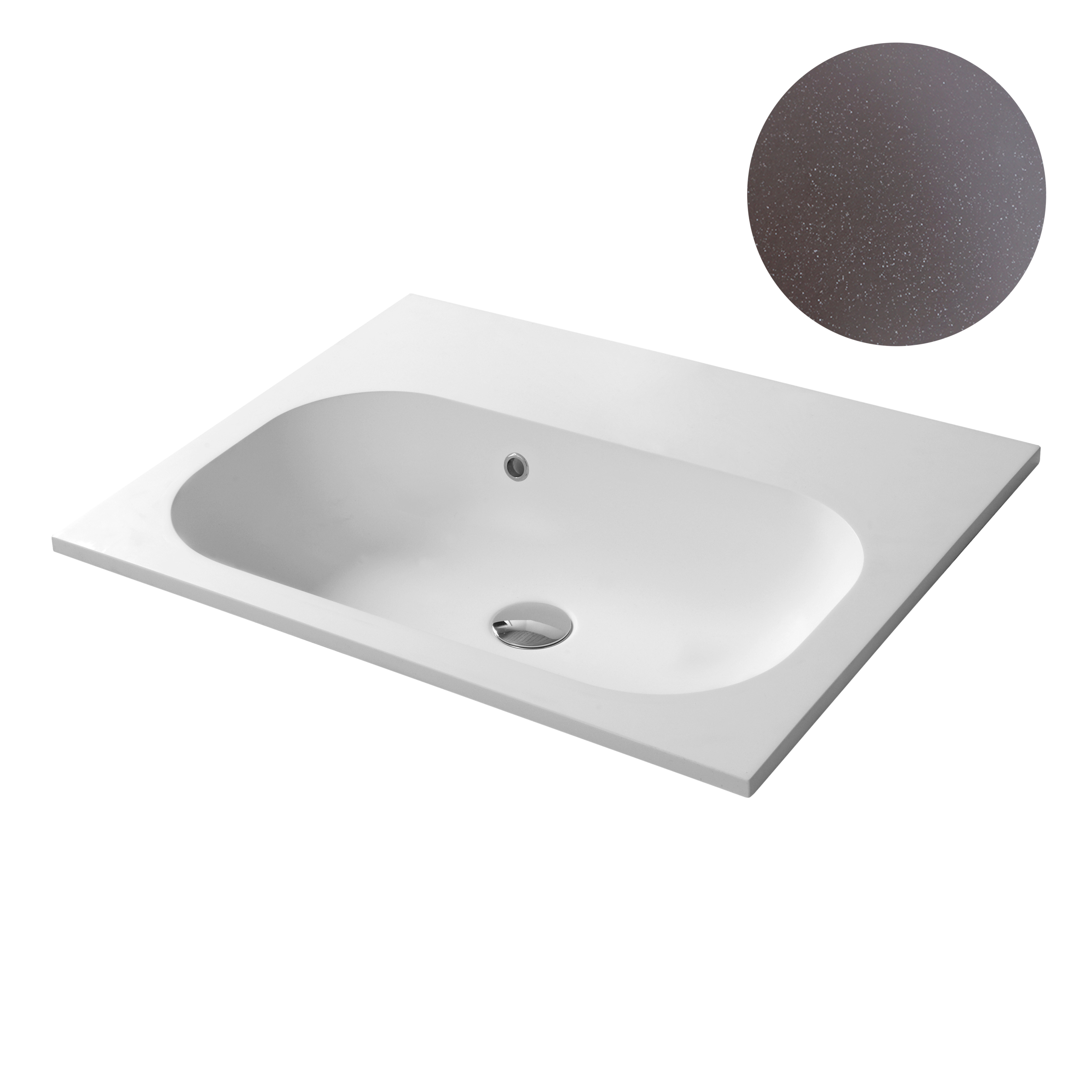 KUMA Banesti 53/30 Sink  620x545x15mm Brown
