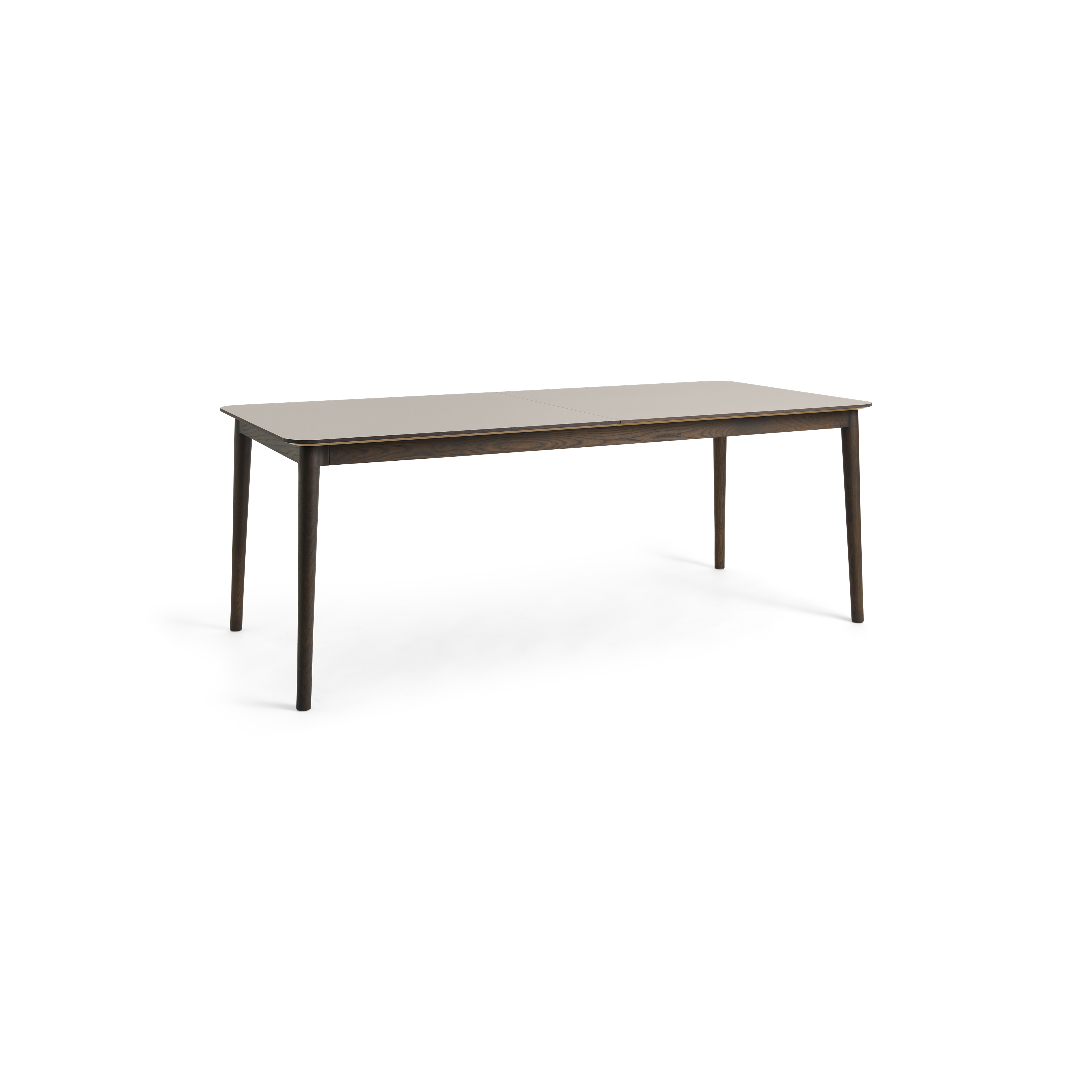 Kvik T01 Dining table 200x90cm Dark oak/Arizona beige