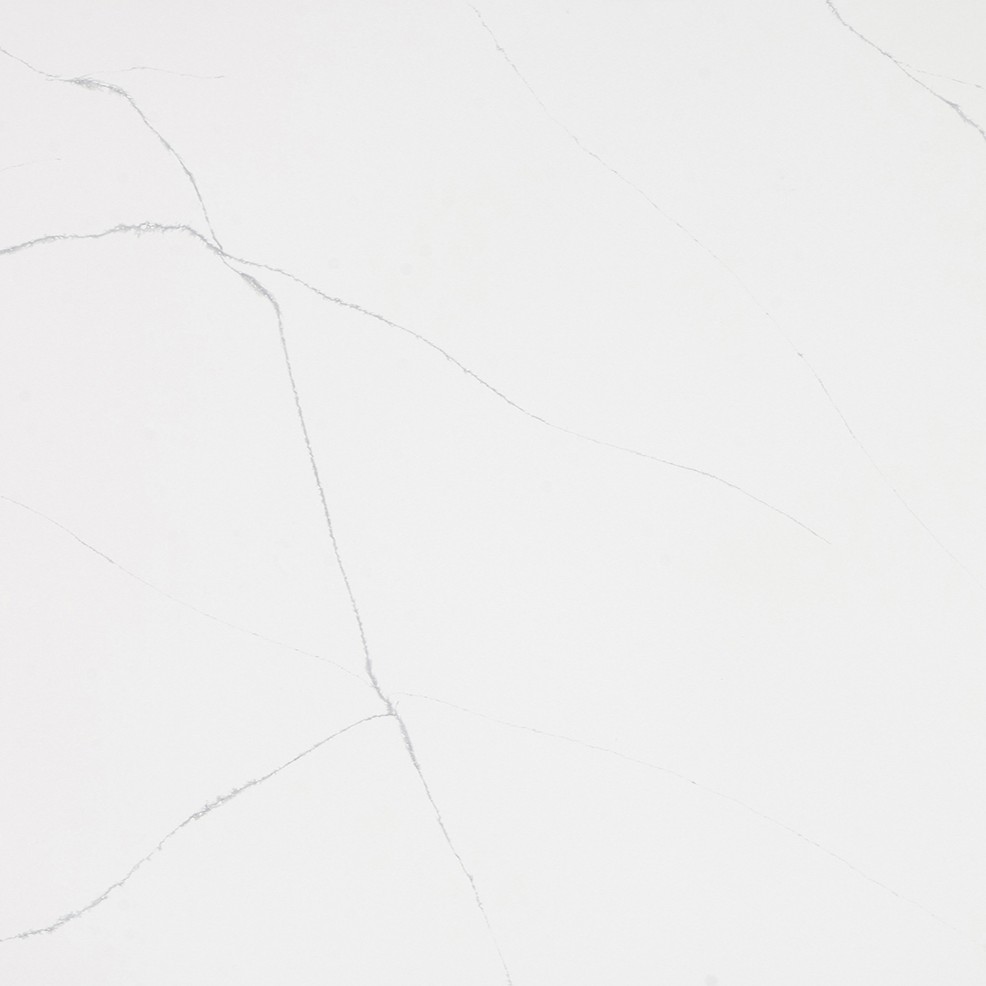 12mm Komposit arbeitsplatte Noblesse White, poliert <650mm