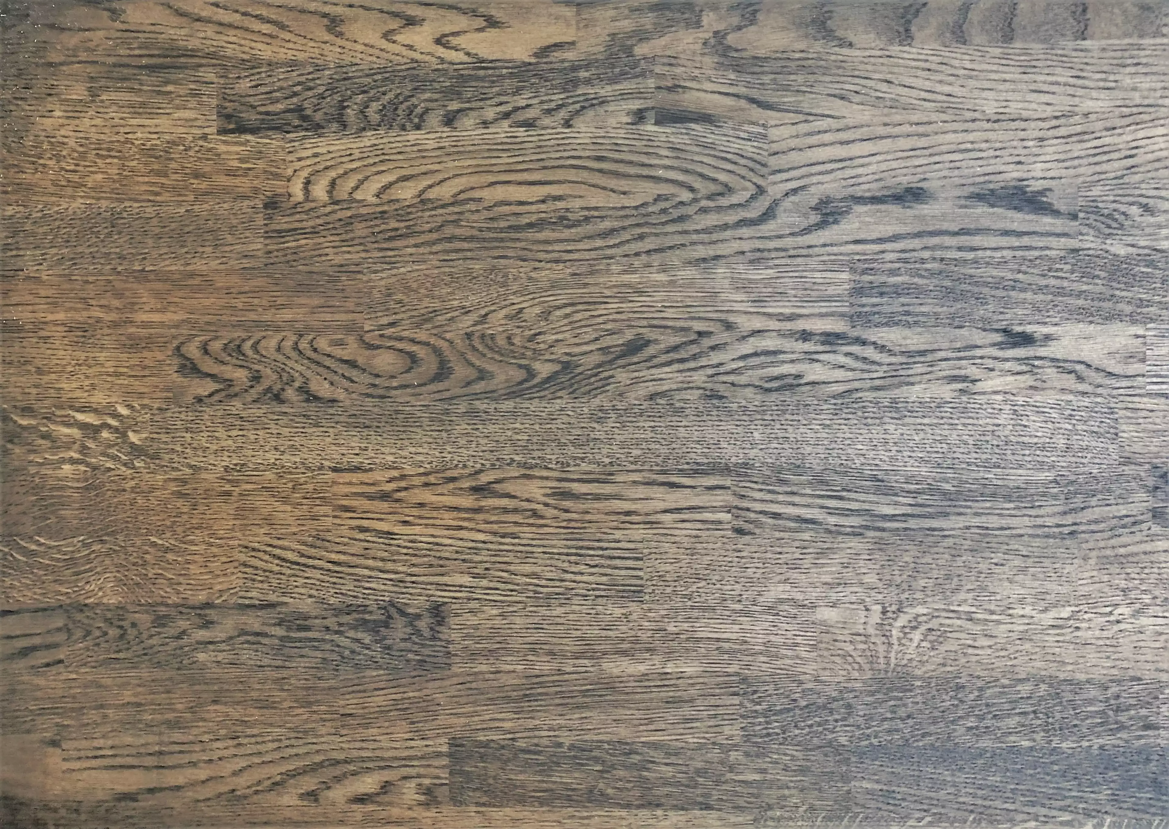 20mm Massief hout werkblad Eik - Zwarte olie Supreme <620mm
