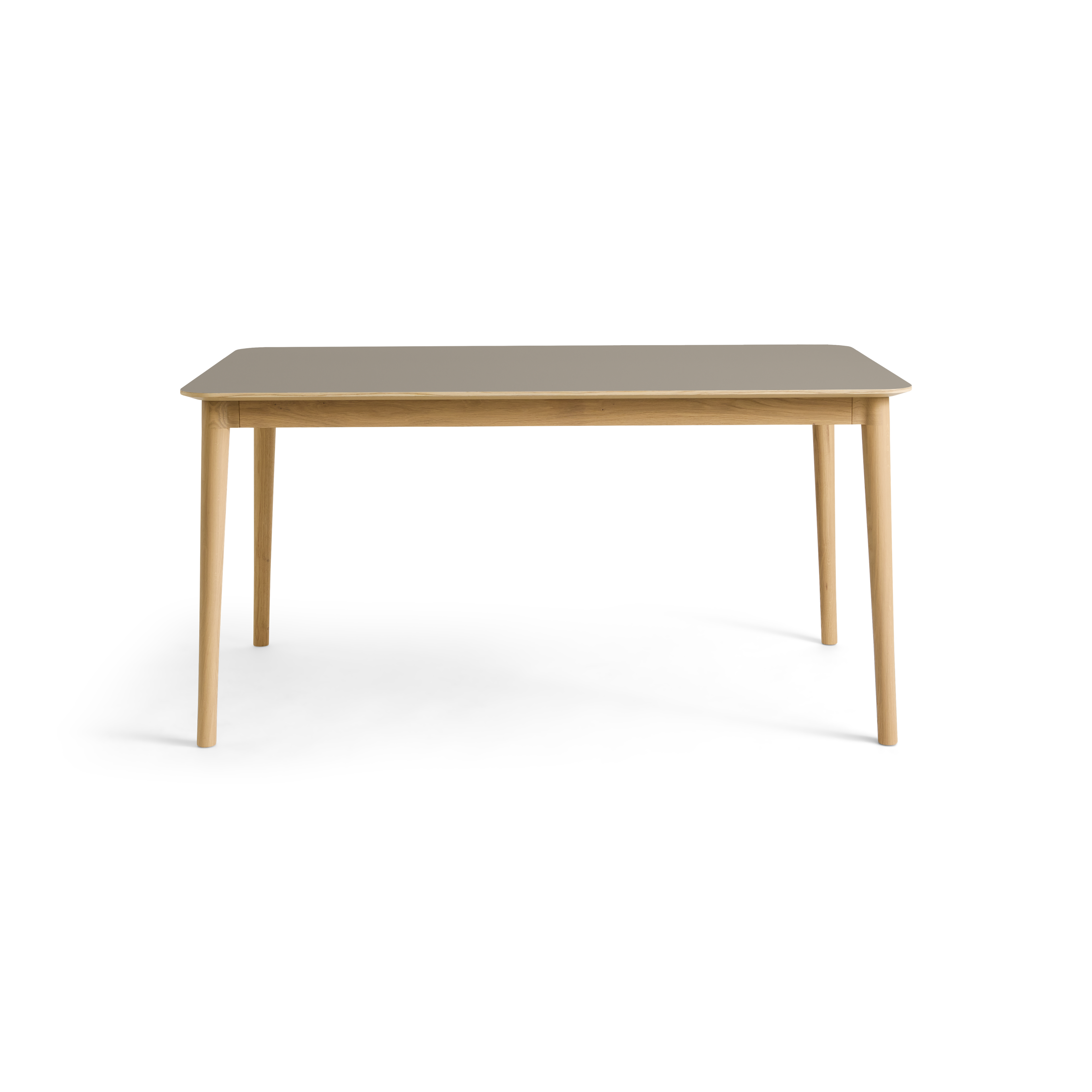 Kvik T01 Dining table 150x90cm Light oak/Clay