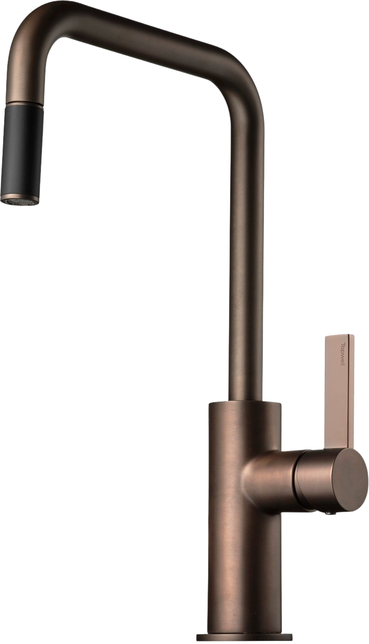 Tapwell ARM985 utdragbar U-pip Brons