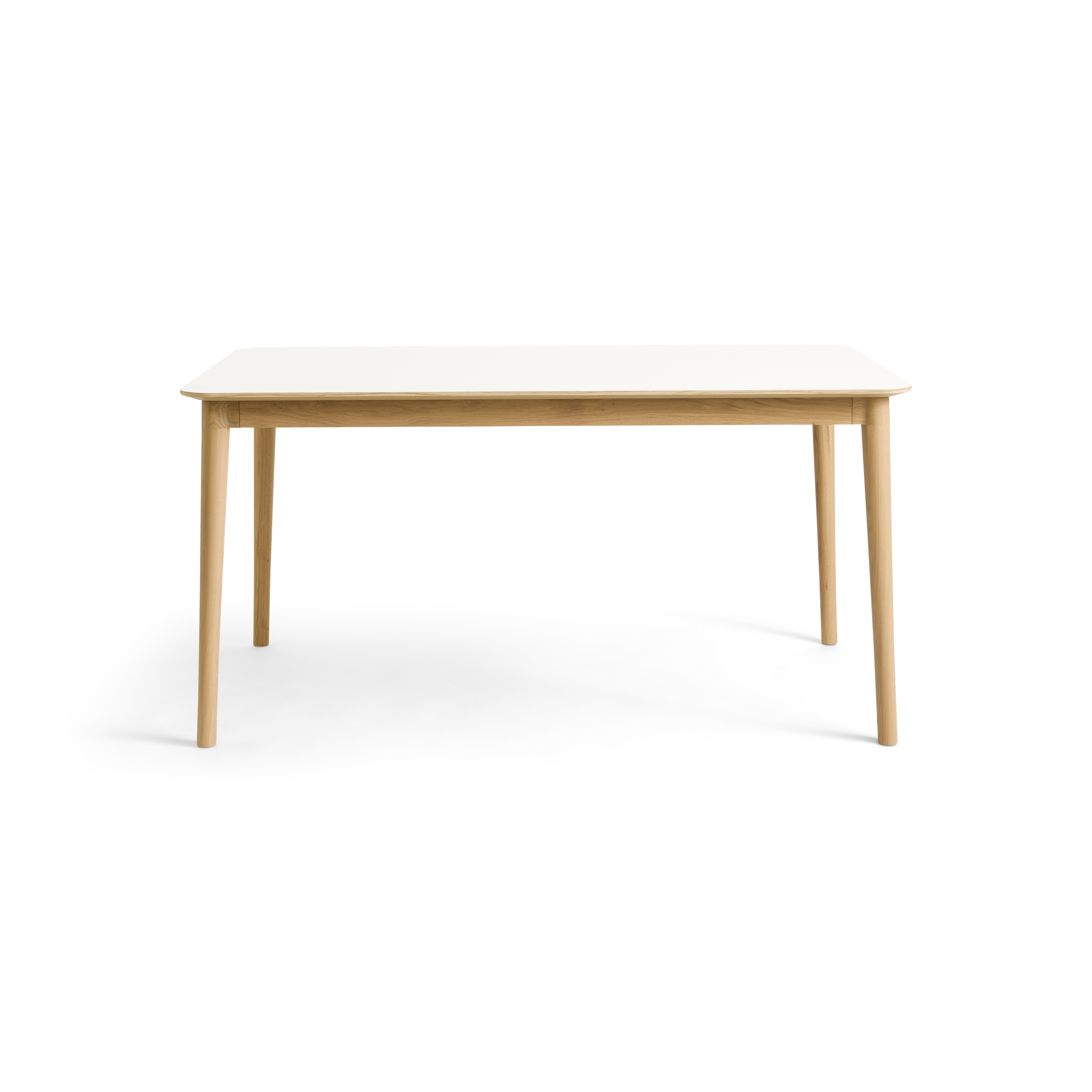 Kvik T01 Dining table 150x90cm Light oak/White