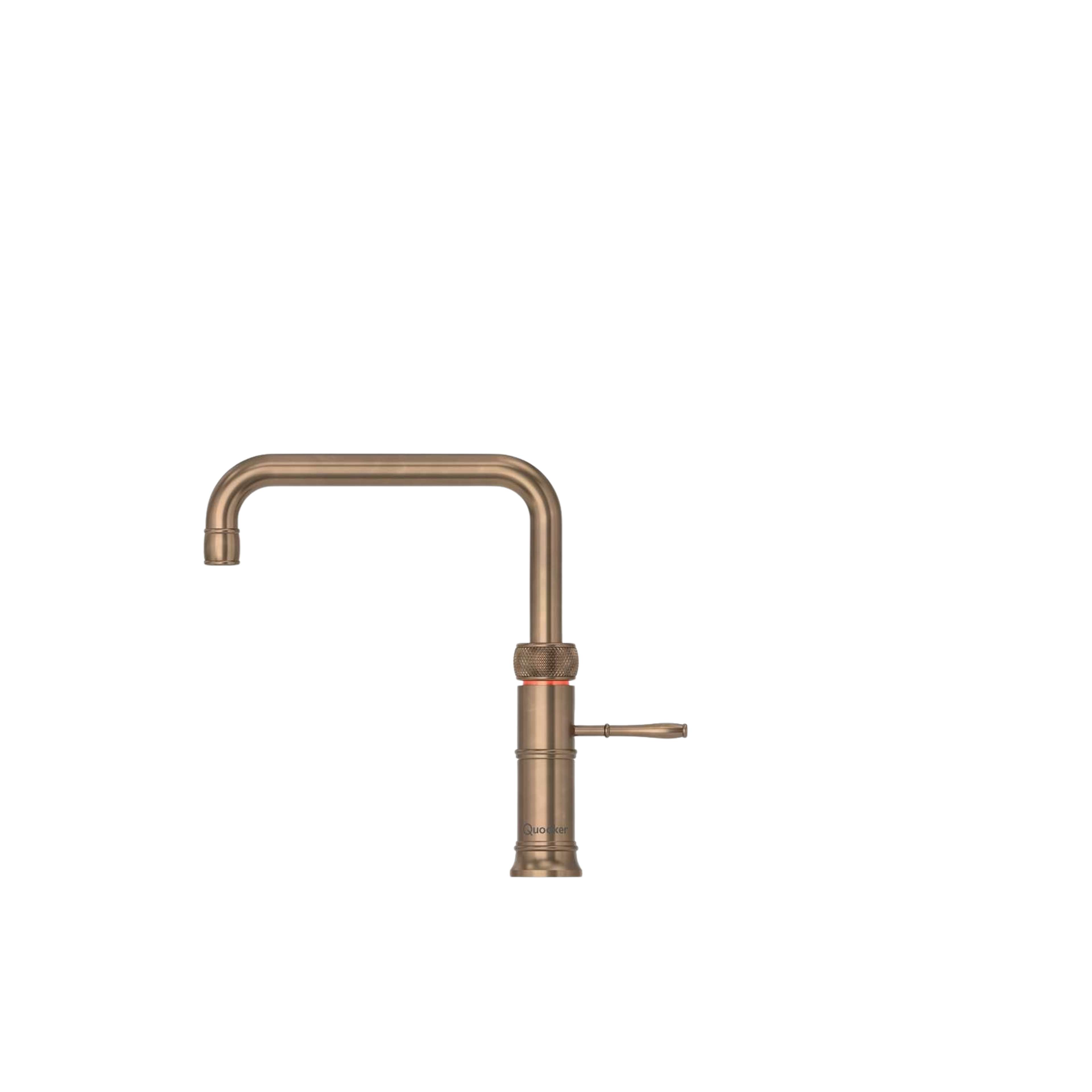 Quooker Classic Fusion Square with 3 liter container Aged brass