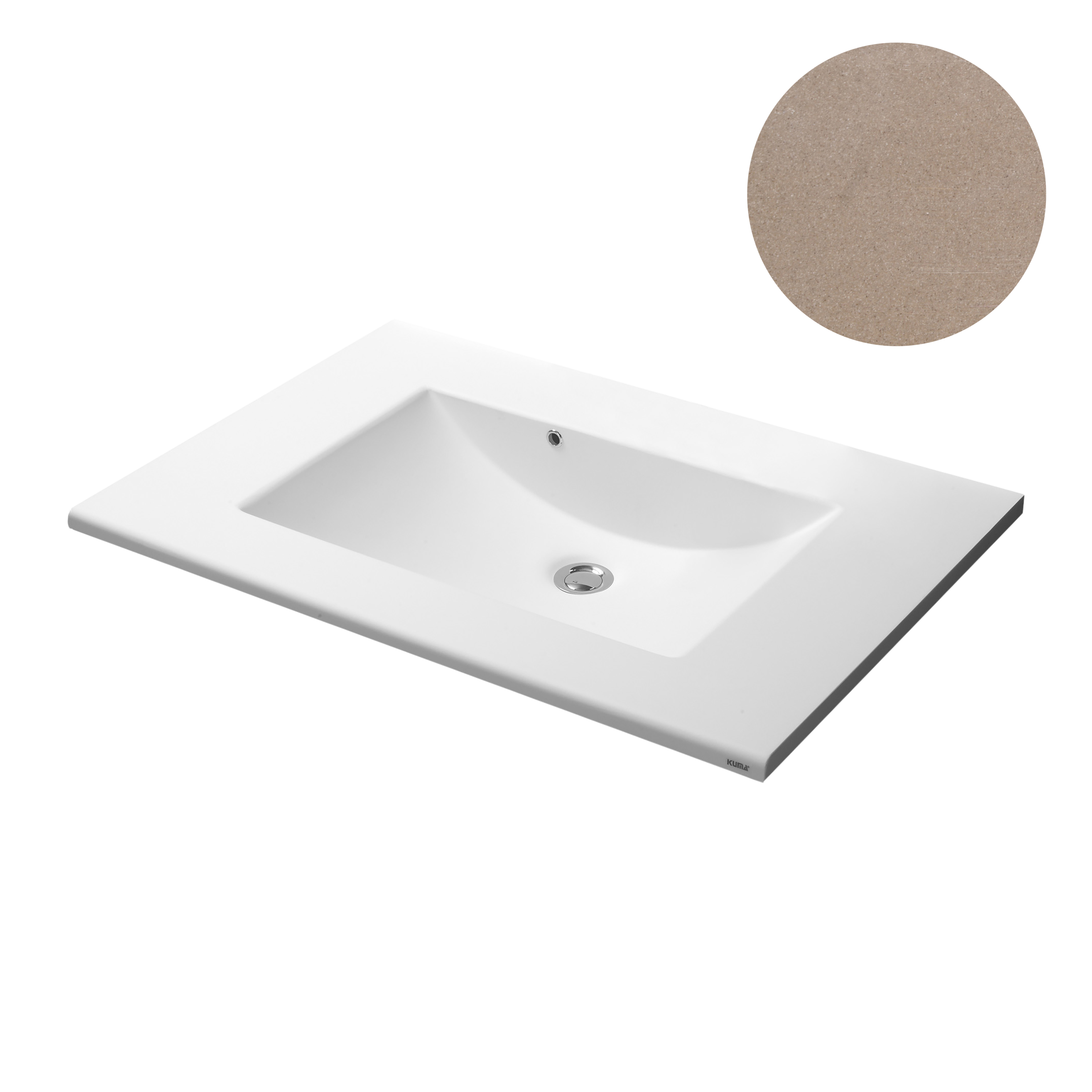 KUMA Urana Sink  1020x545x15mm Latte mat