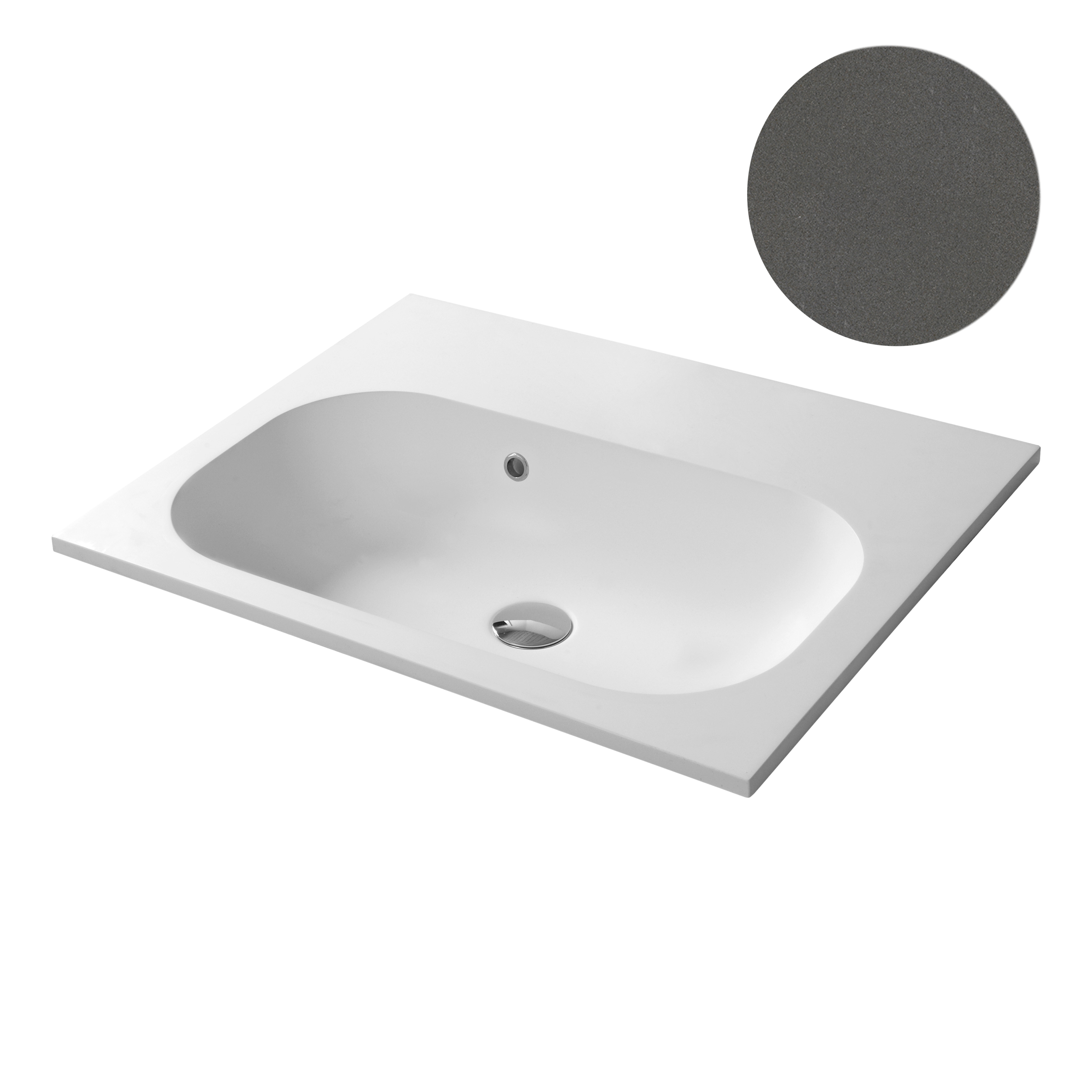 KUMA Banesti 53/30 Sink  1620x545x15mm Basic grey mat