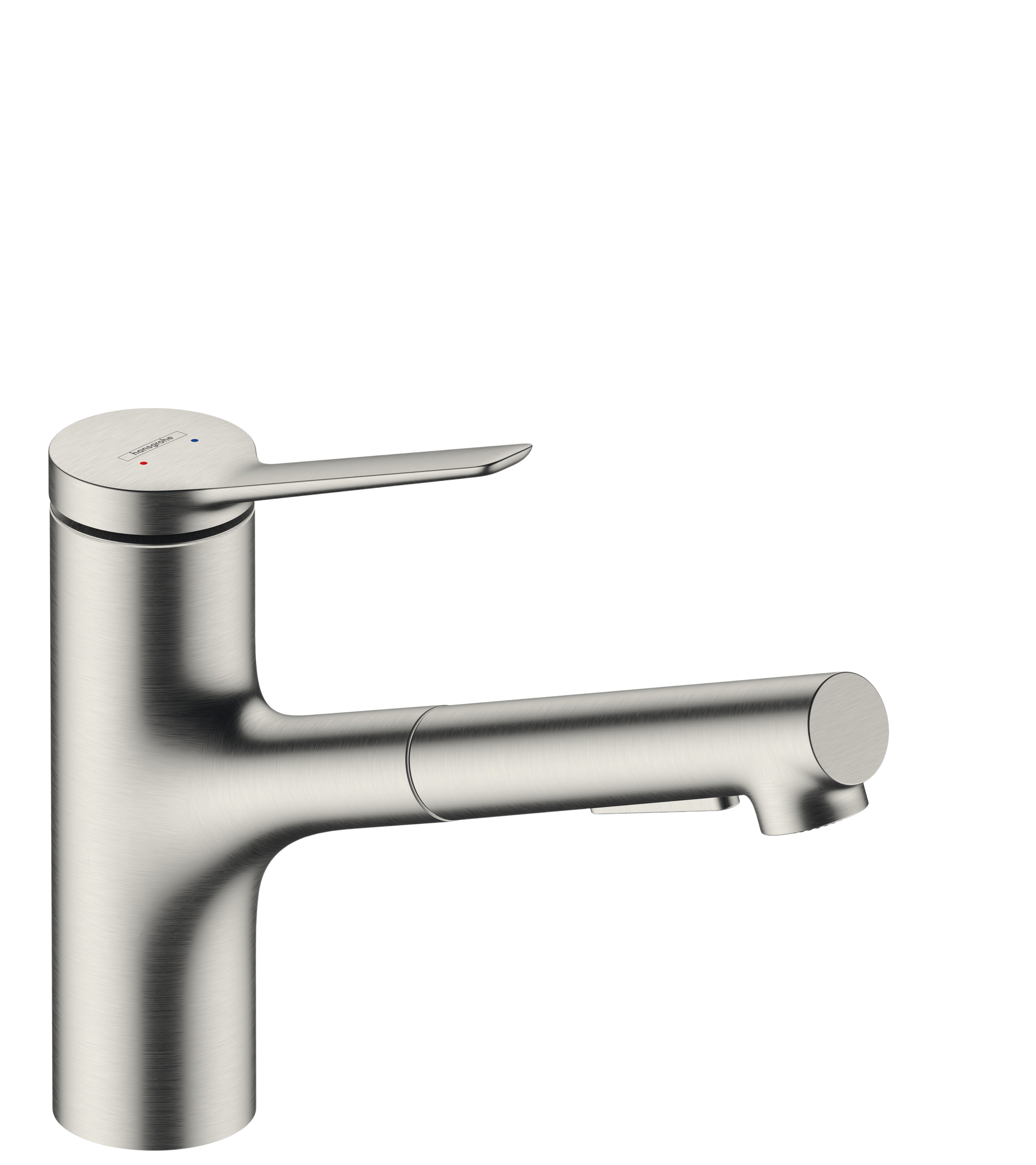 Hansgrohe Zesis M33 with extraction L nozzle Brushed steel