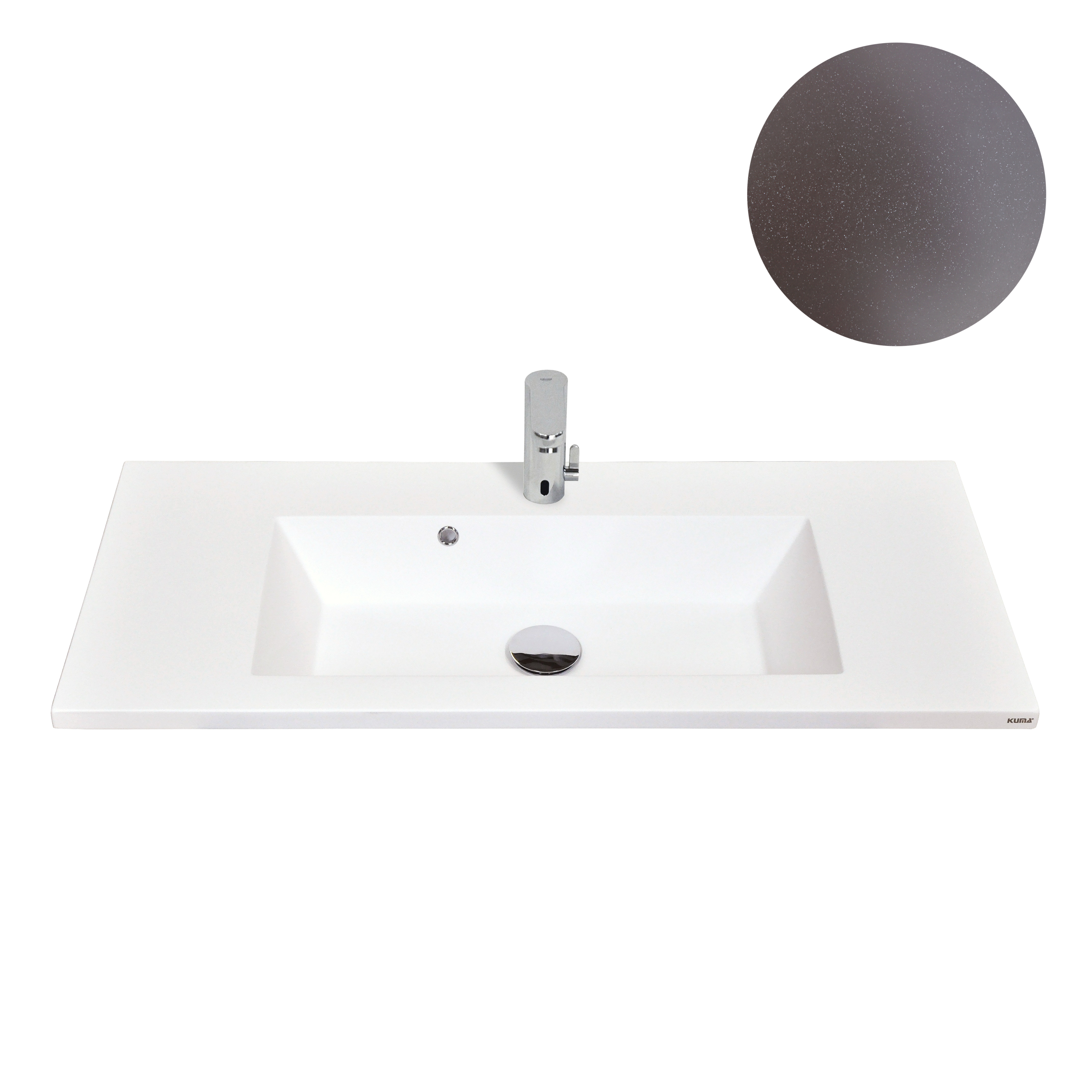 KUMA Dominique 51 Sink  1220x360x15mm Brown