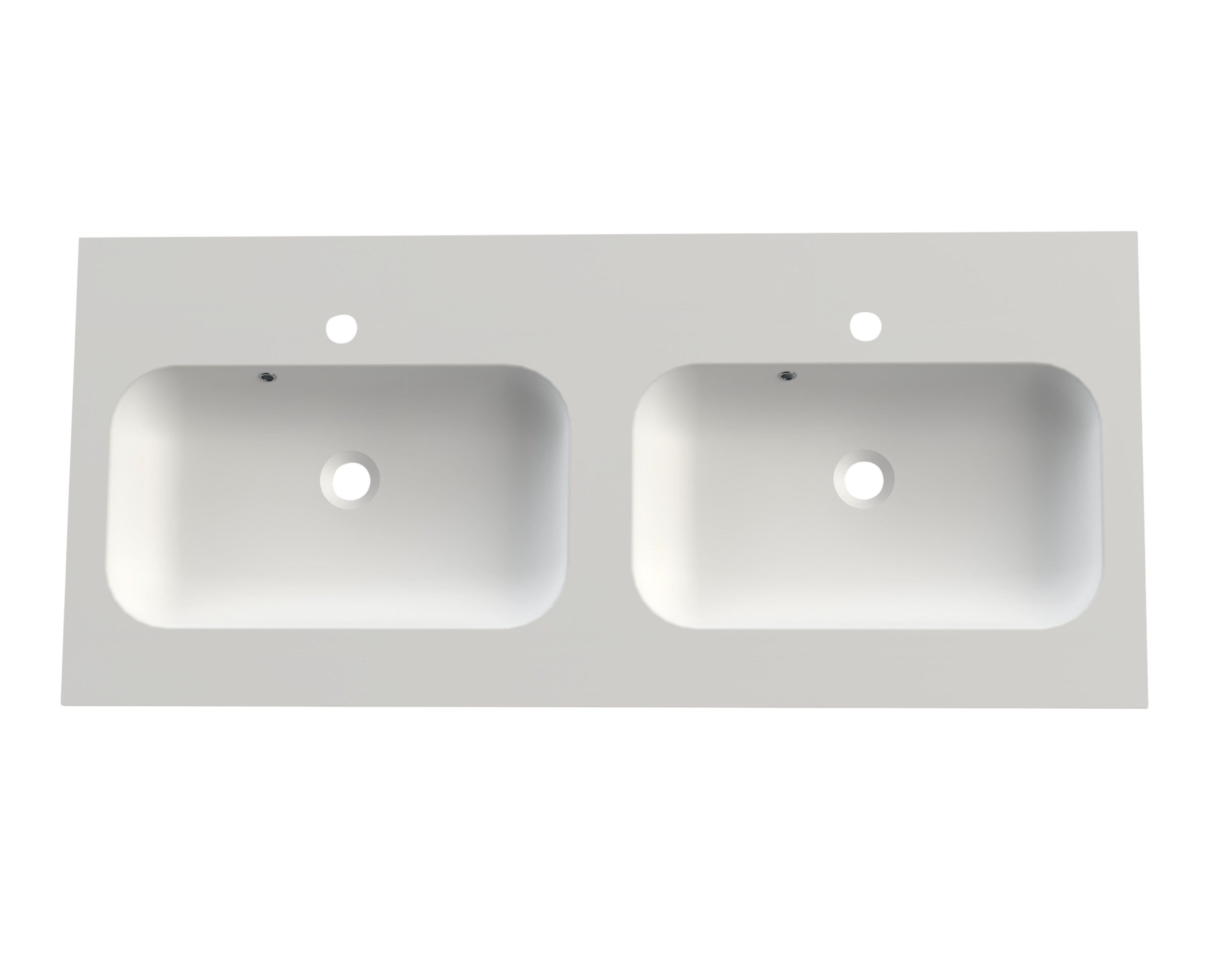 KUMA Banesti 53/30 Double sink  1620x545x15mm Nordic white gloss