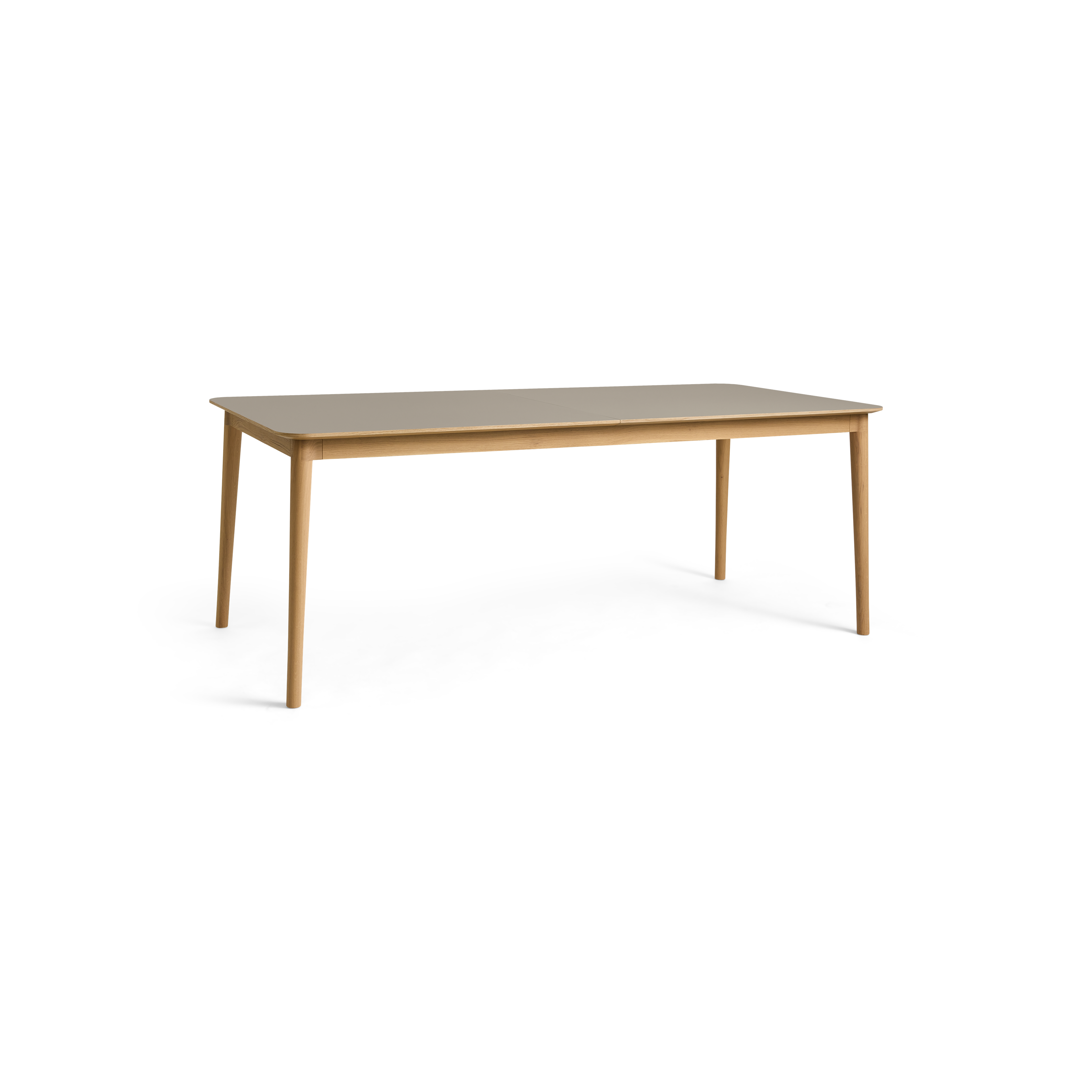 Kvik T01 Dining table 200x90cm Light oak/Clay