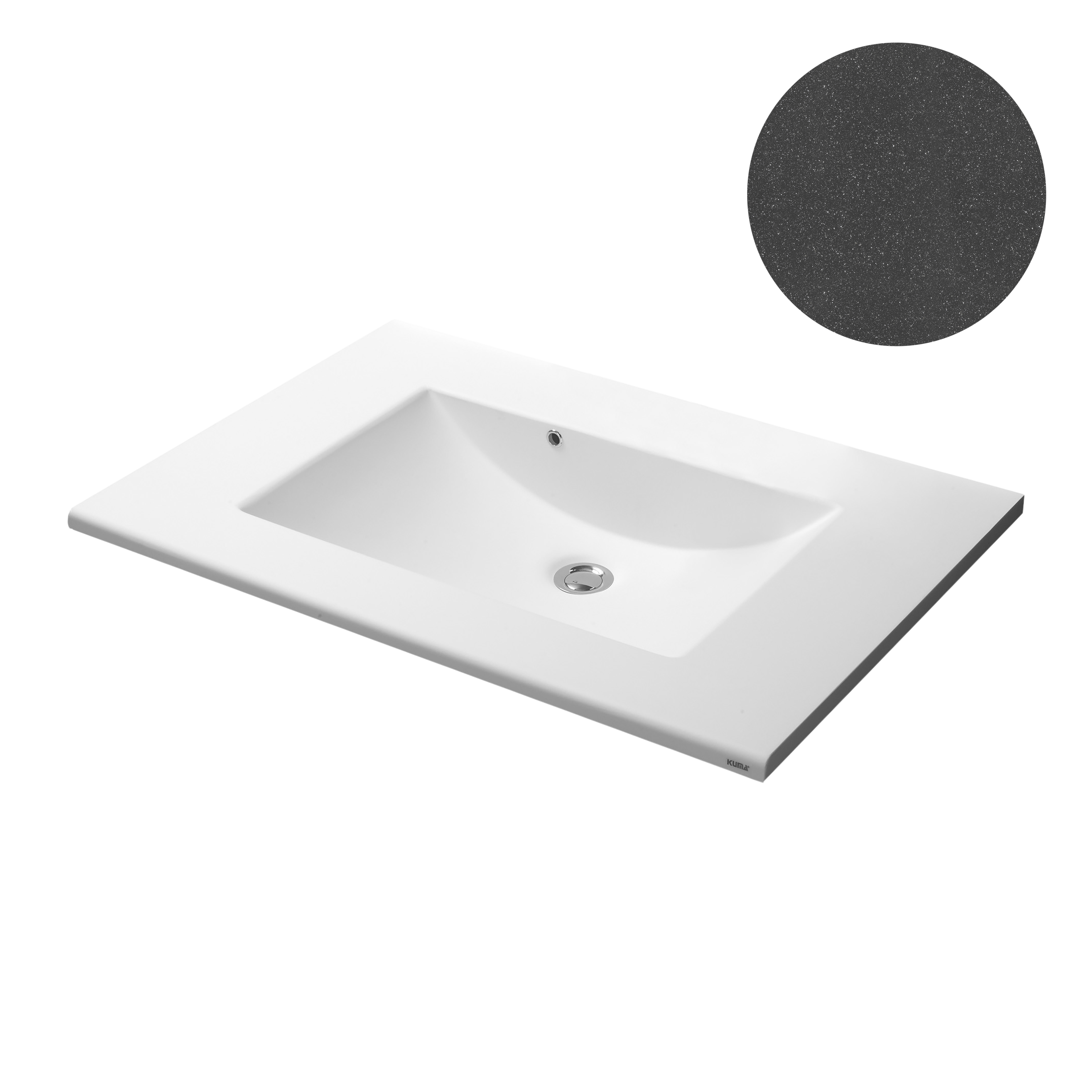 KUMA Urana Sink  620x545x15mm Night sky mat