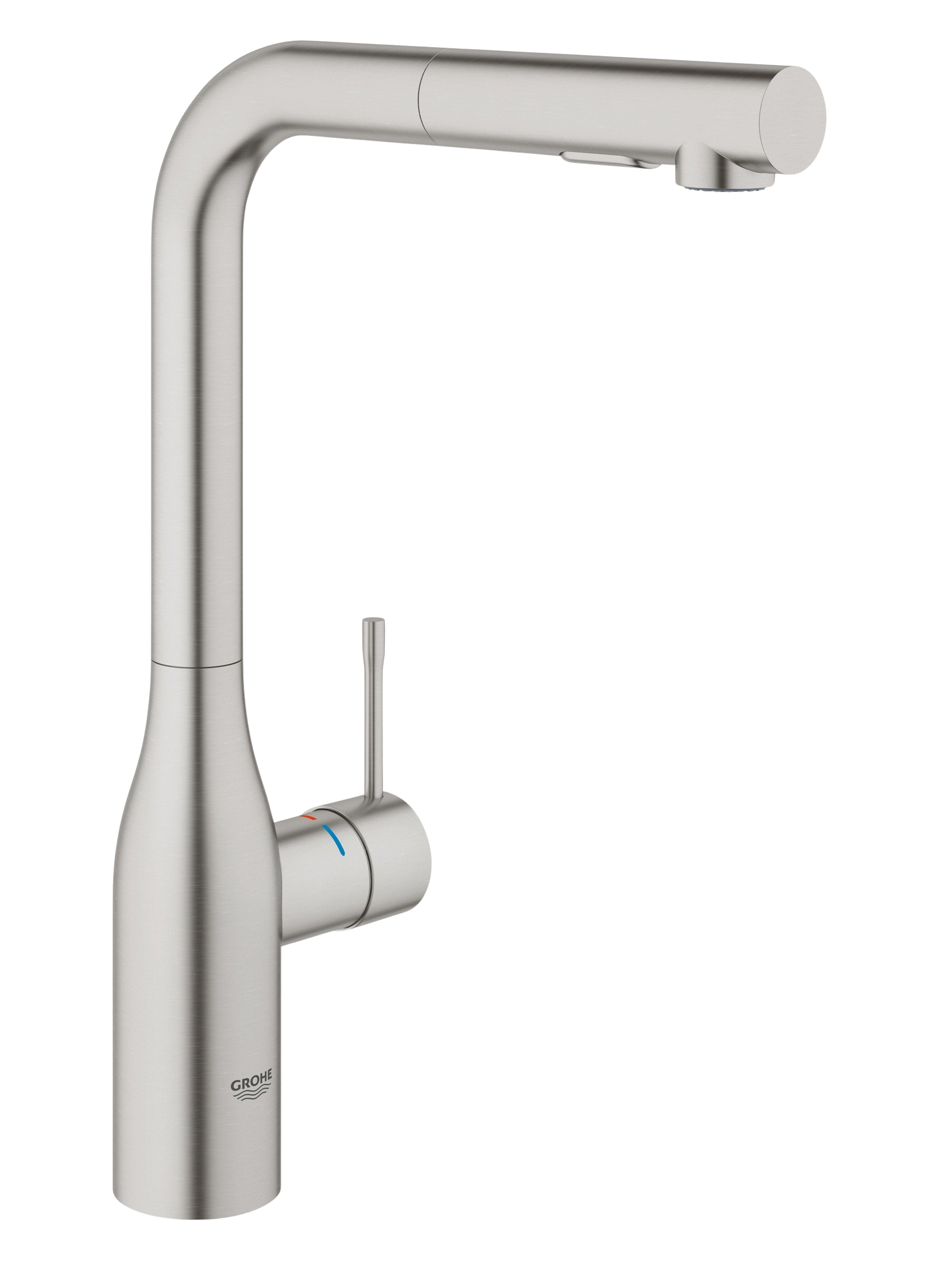 Grohe Accent with extraction L nozzle Brushed steel