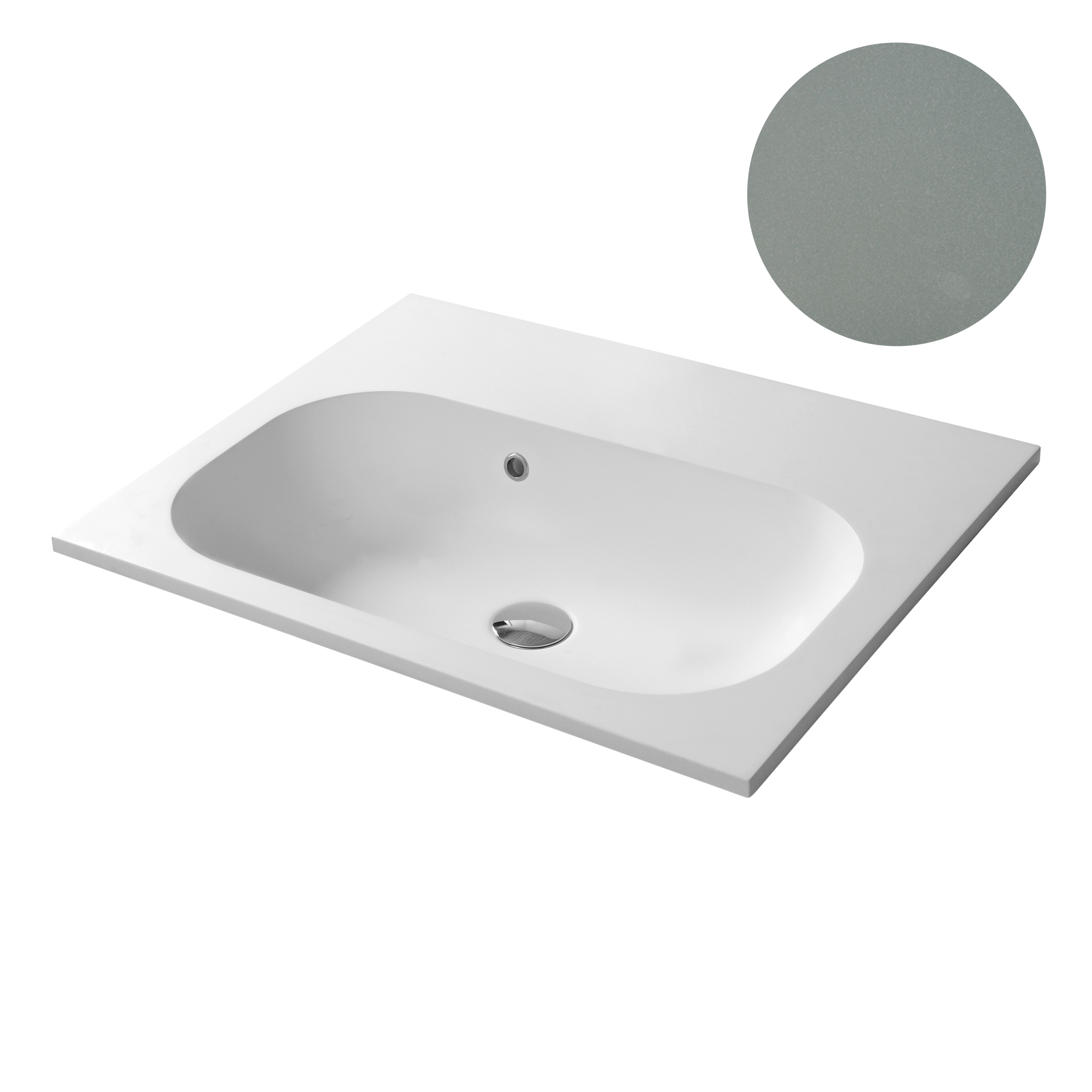 KUMA Banesti 53/30 Sink left 1220x545x15mm Green